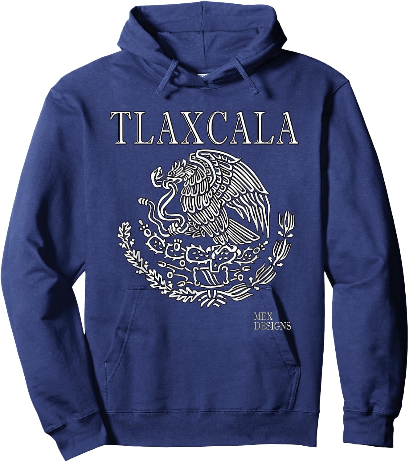 Tlaxcala Mexican Mexico Hoodie - Hoodie | Navy