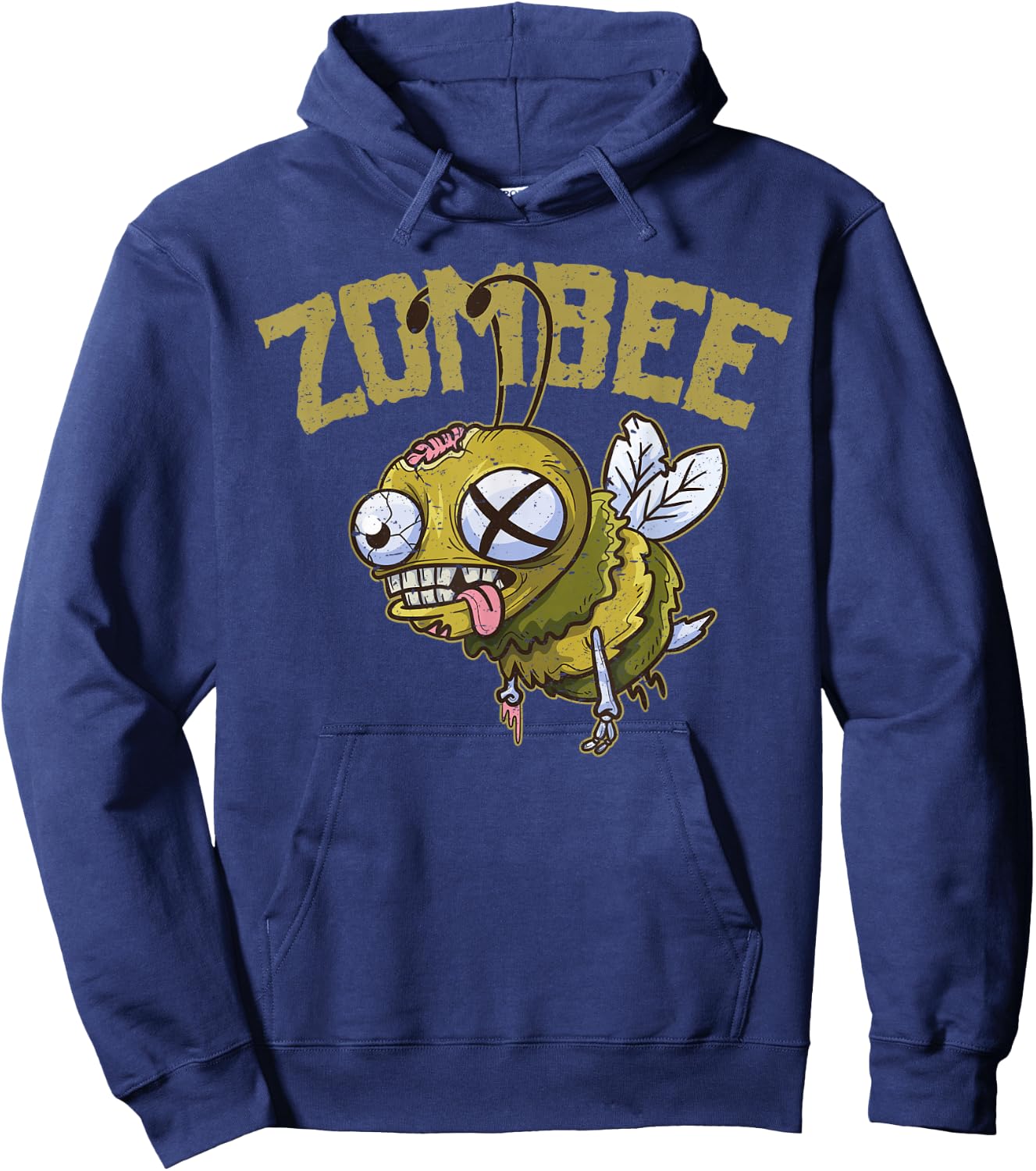 Zombies Flight of the Living Dead Honey Bee Zombee Hoodie - Hoodie | Navy
