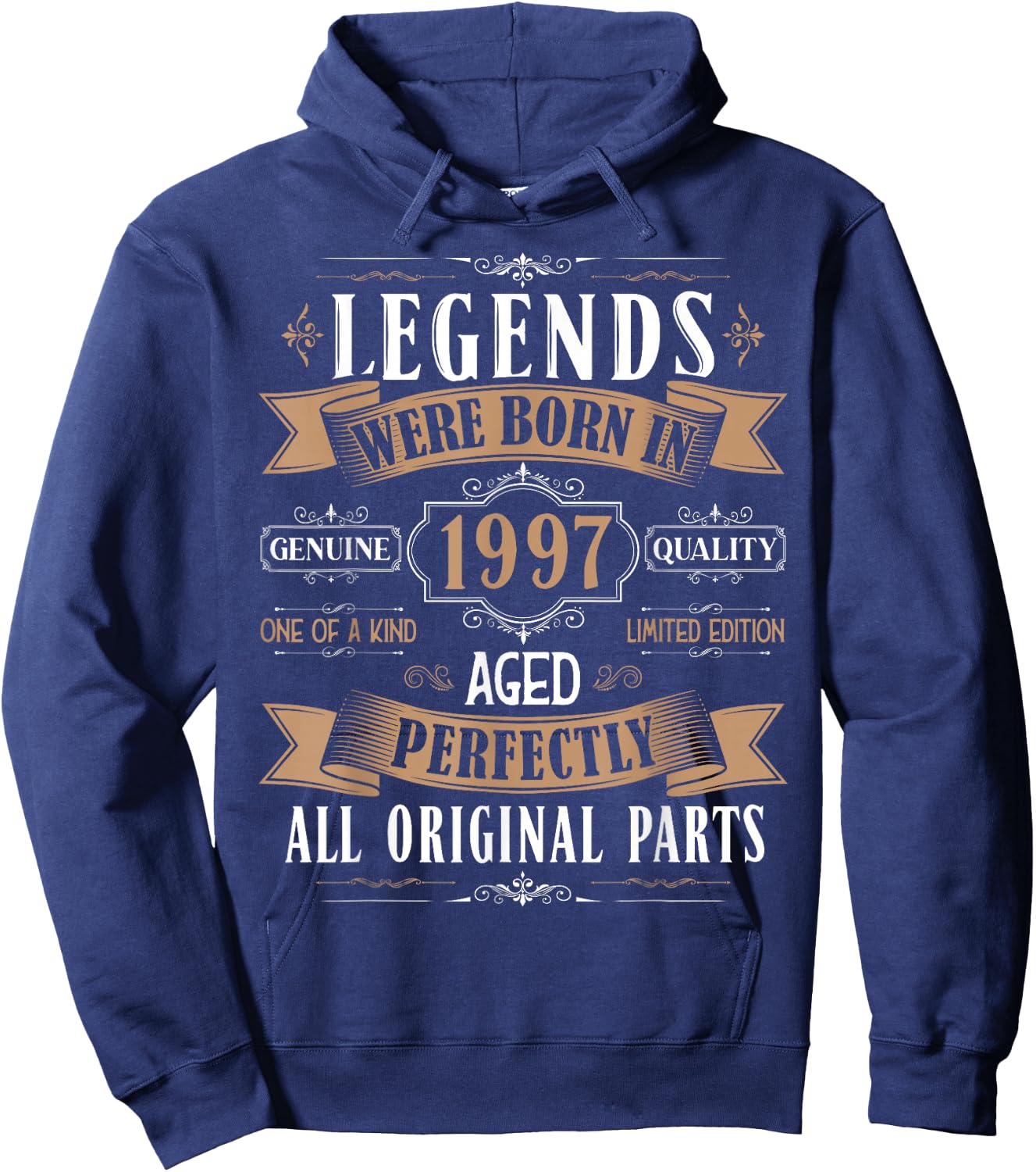 Legends Born In 1997 28th Birthday 28 Years Old Bday Men Hoodie - Hoodie | Navy