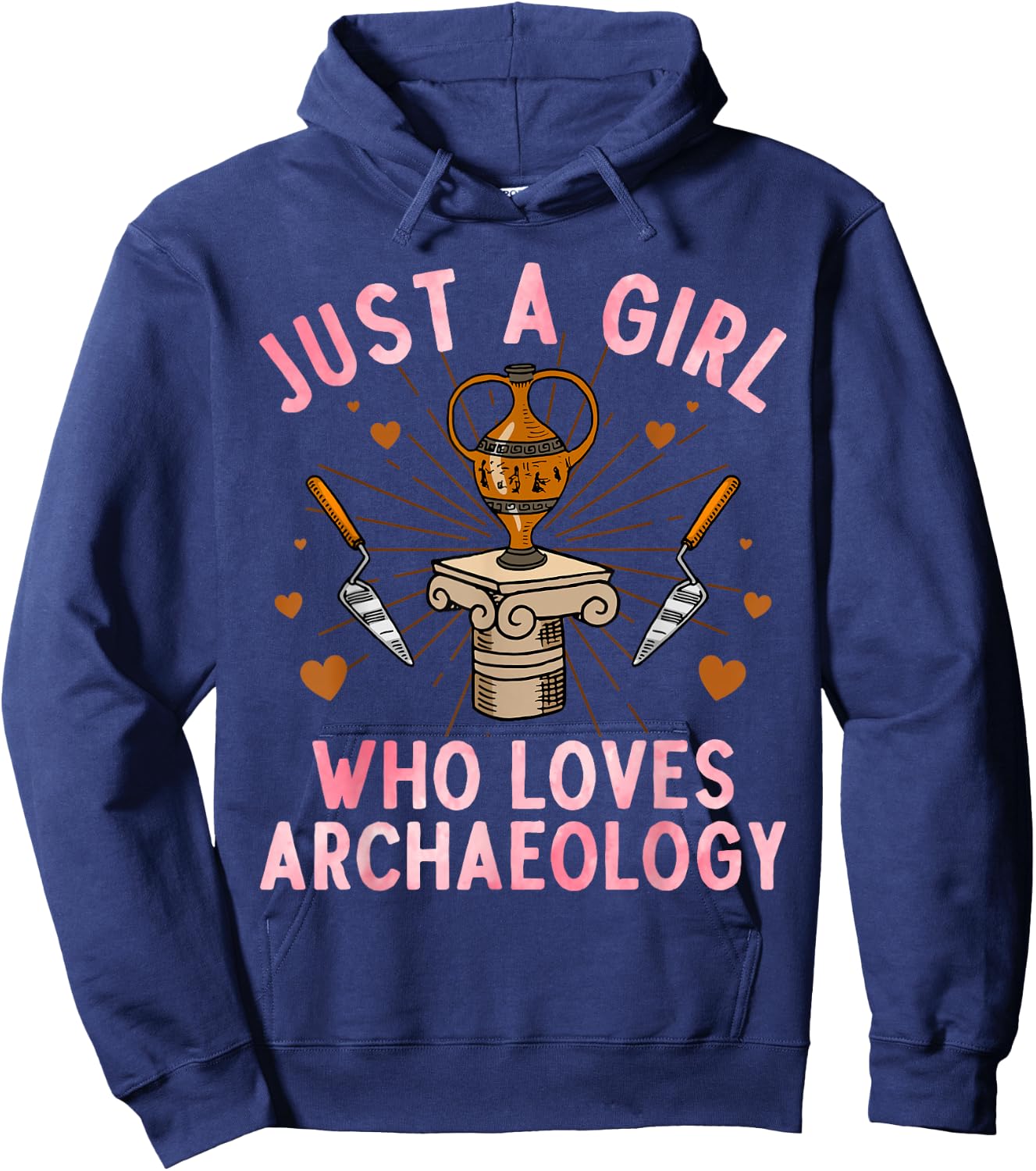 Archaeology Design Girls Archeology Archaeologist Hoodie - Hoodie | Navy