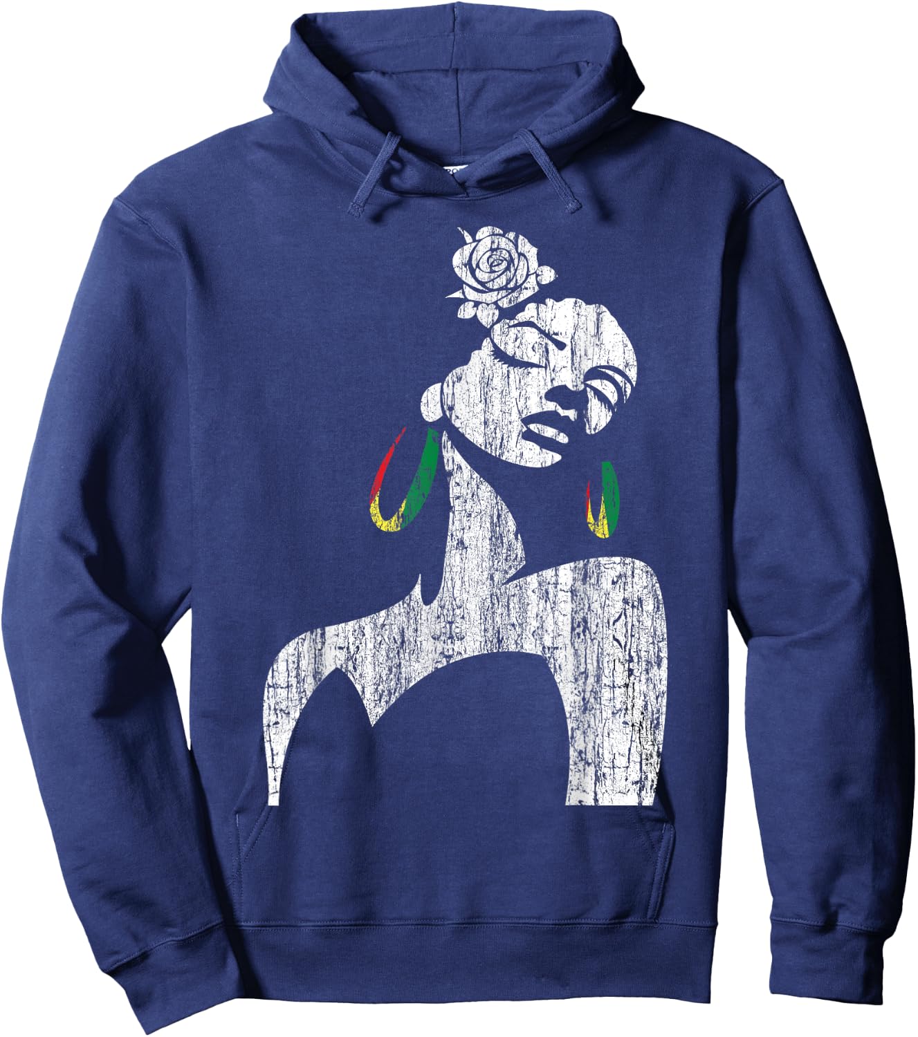 Afro Diva Black Girl Magic Shirt Africa Natural Melanin Hoodie - Hoodie | Navy