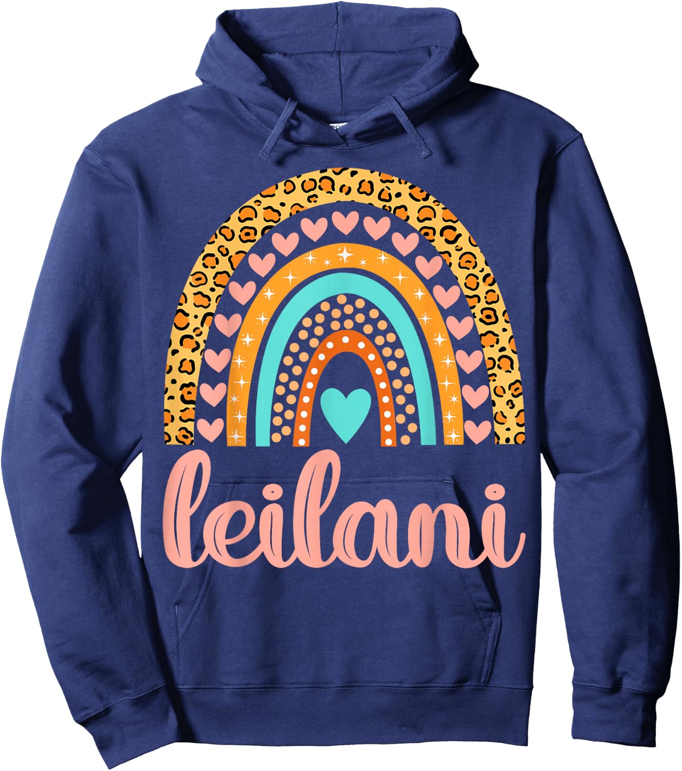 Leilani Leilani Name Birthday Shirt Gift Hoodie - Hoodie | Navy