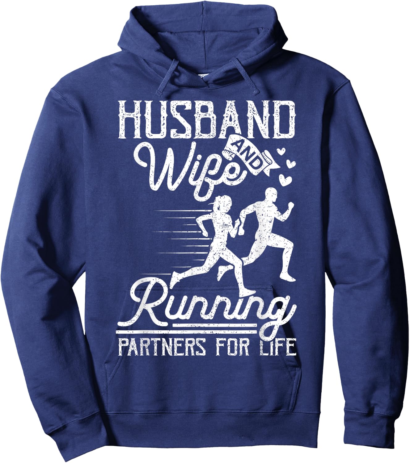 Fitness Running Shirt - Matching Couples Workout Outfits Hoodie - Hoodie | Navy