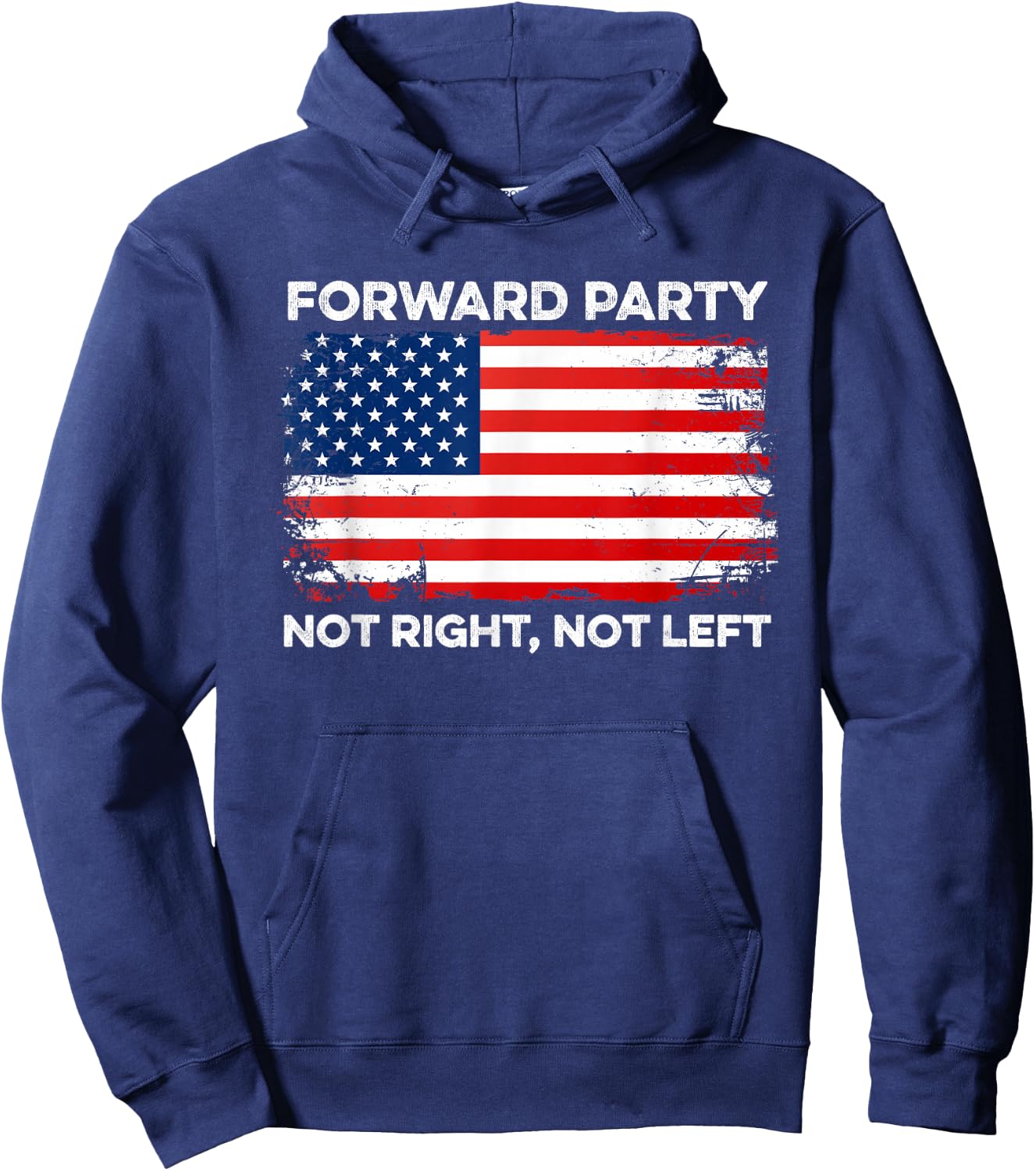 Forward Party Andrew Yang America USA Freedom Independence Hoodie - Hoodie | Navy