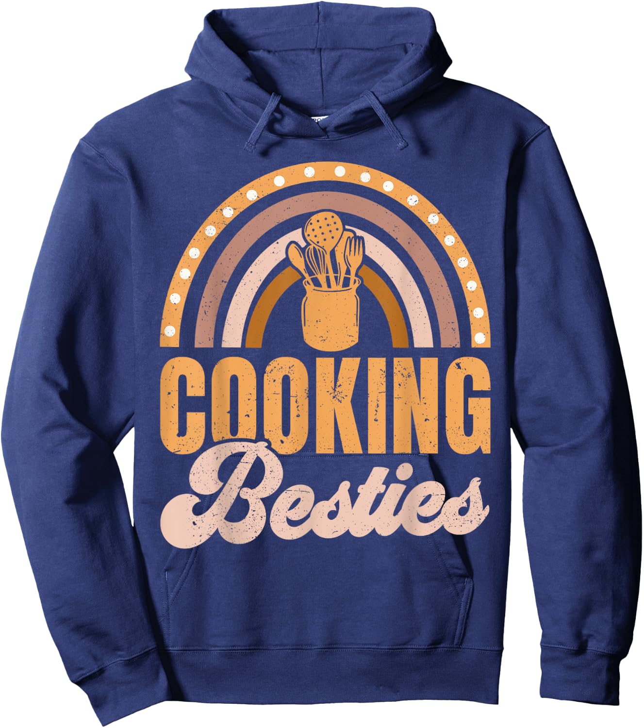Cooking Besties BFF Best Friends Bestie Hoodie - Hoodie | Navy