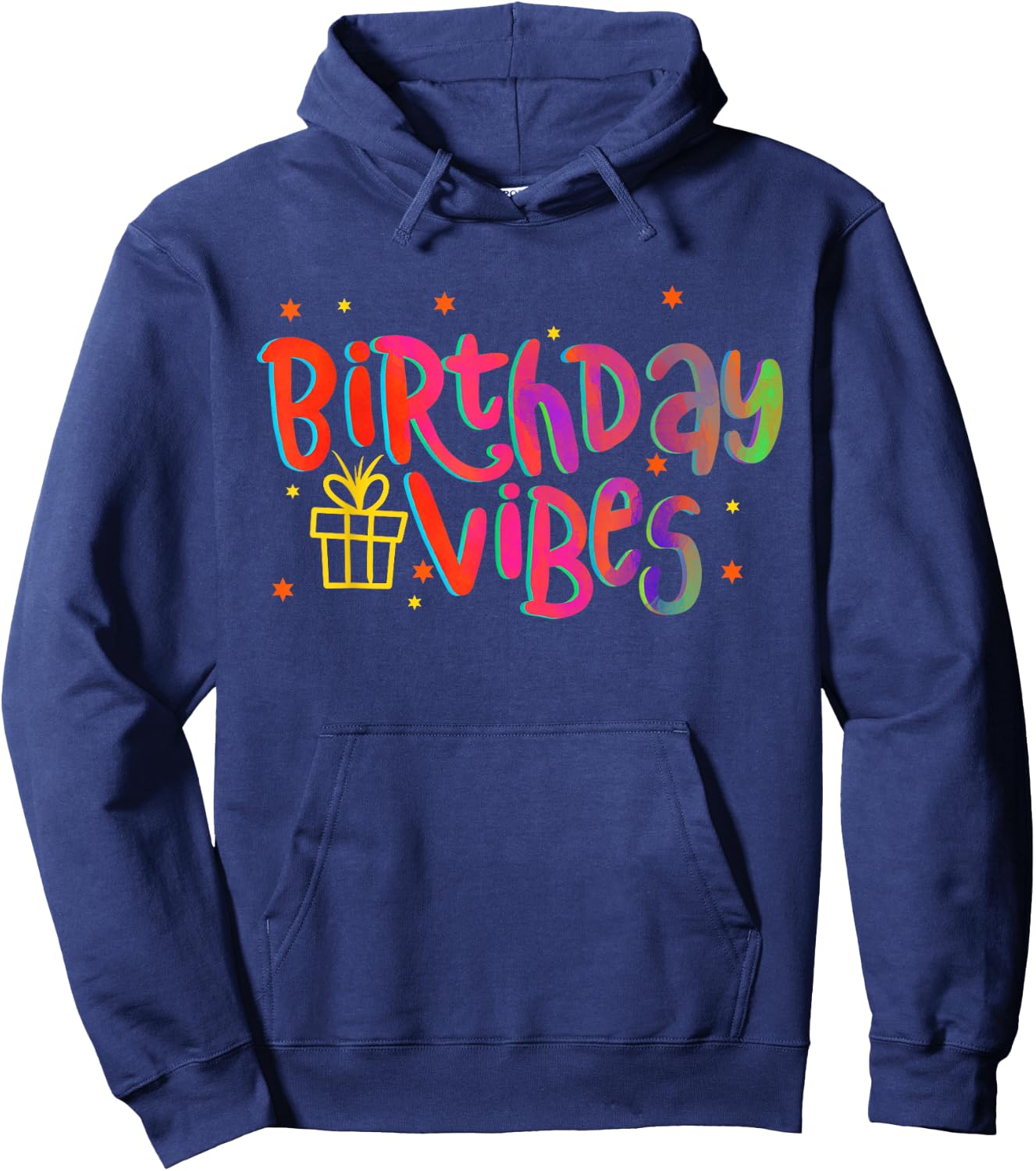 Birthday Vibes - Happy Birthday Party Matching Group Hoodie - Hoodie | Navy