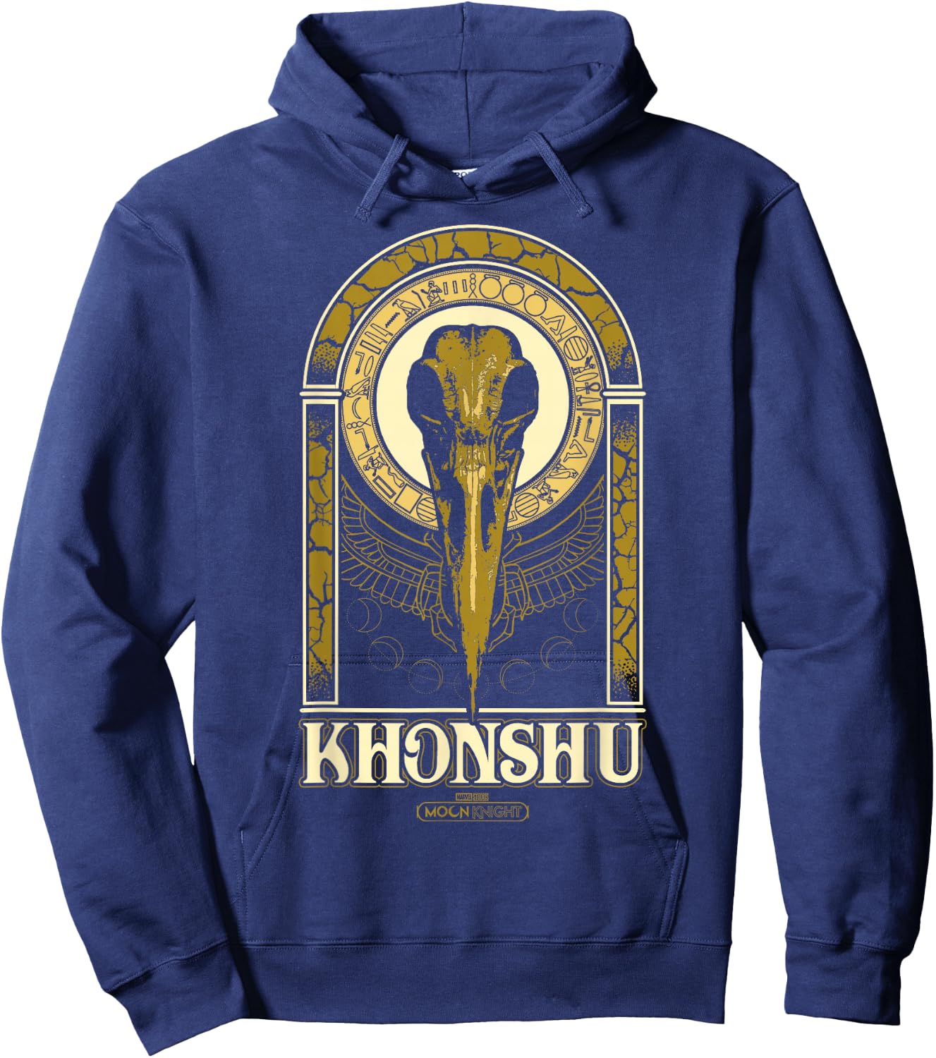 Marvel Moon Knight Khonshu Scarab Shrine Hoodie - Hoodie | Navy