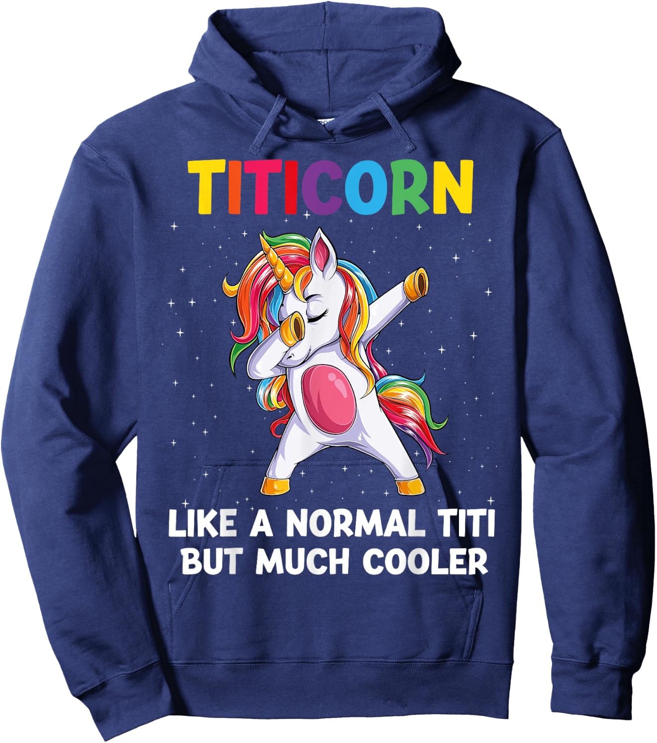 TitiCorn Titi Unicorn Birthday Family Matching Bday Party Hoodie - Hoodie | Navy