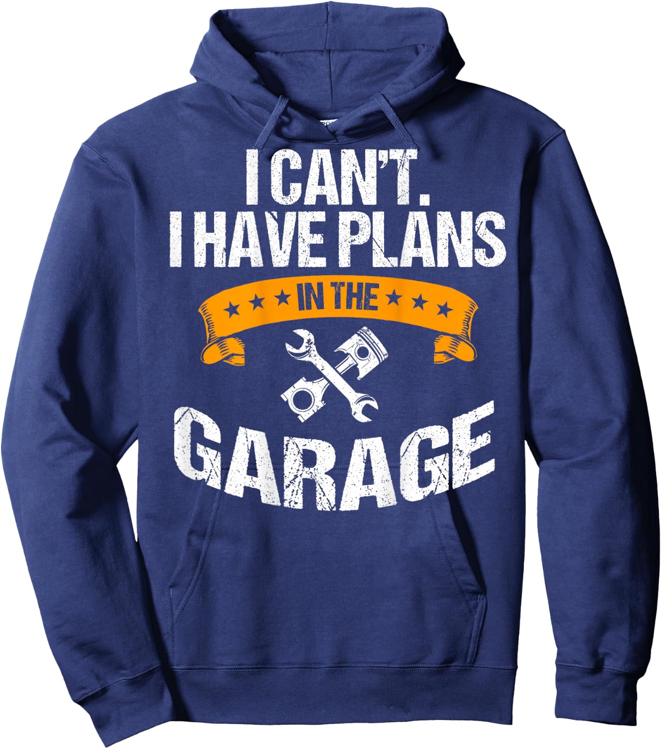 Diesel Mechanic Design On Back Of Clothing Hoodie - Hoodie | Navy