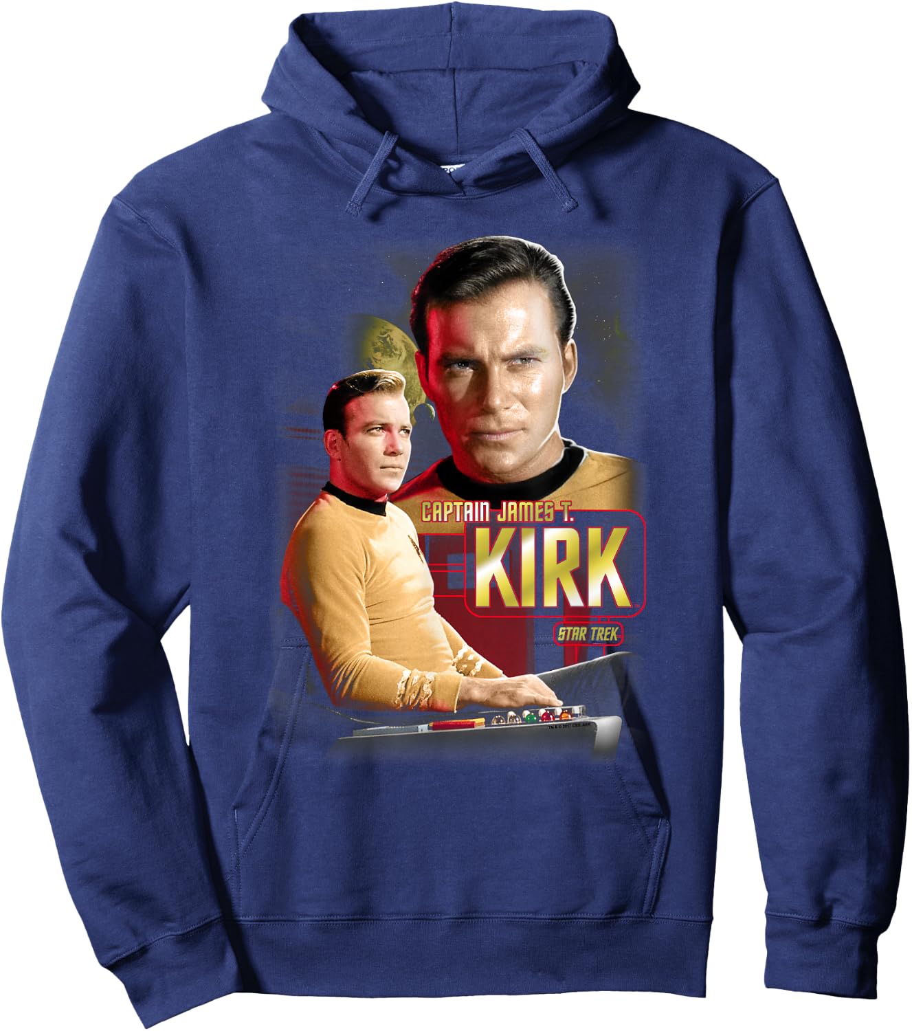 Star Trek Captain Kirk Hoodie - Hoodie | Navy