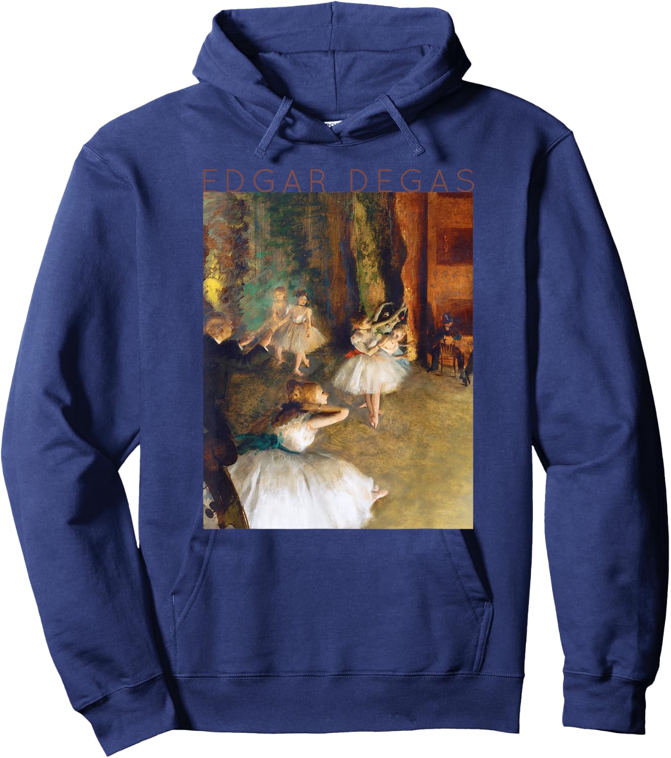 Edgar Degas Dancers #2 for Artists and Ballerinas Hoodie - Hoodie | Navy
