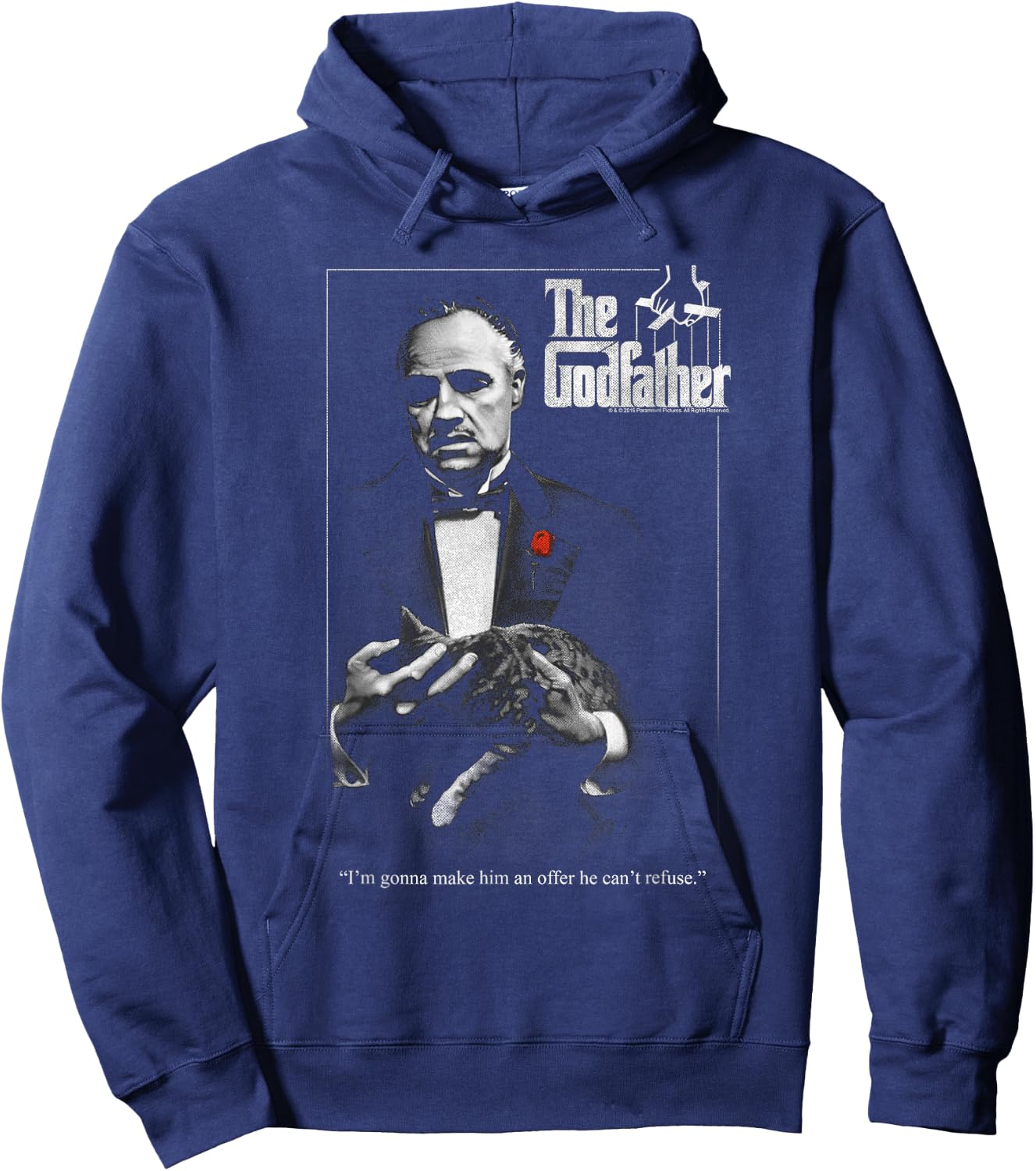 The Godfather Poster Hoodie - Hoodie | Navy