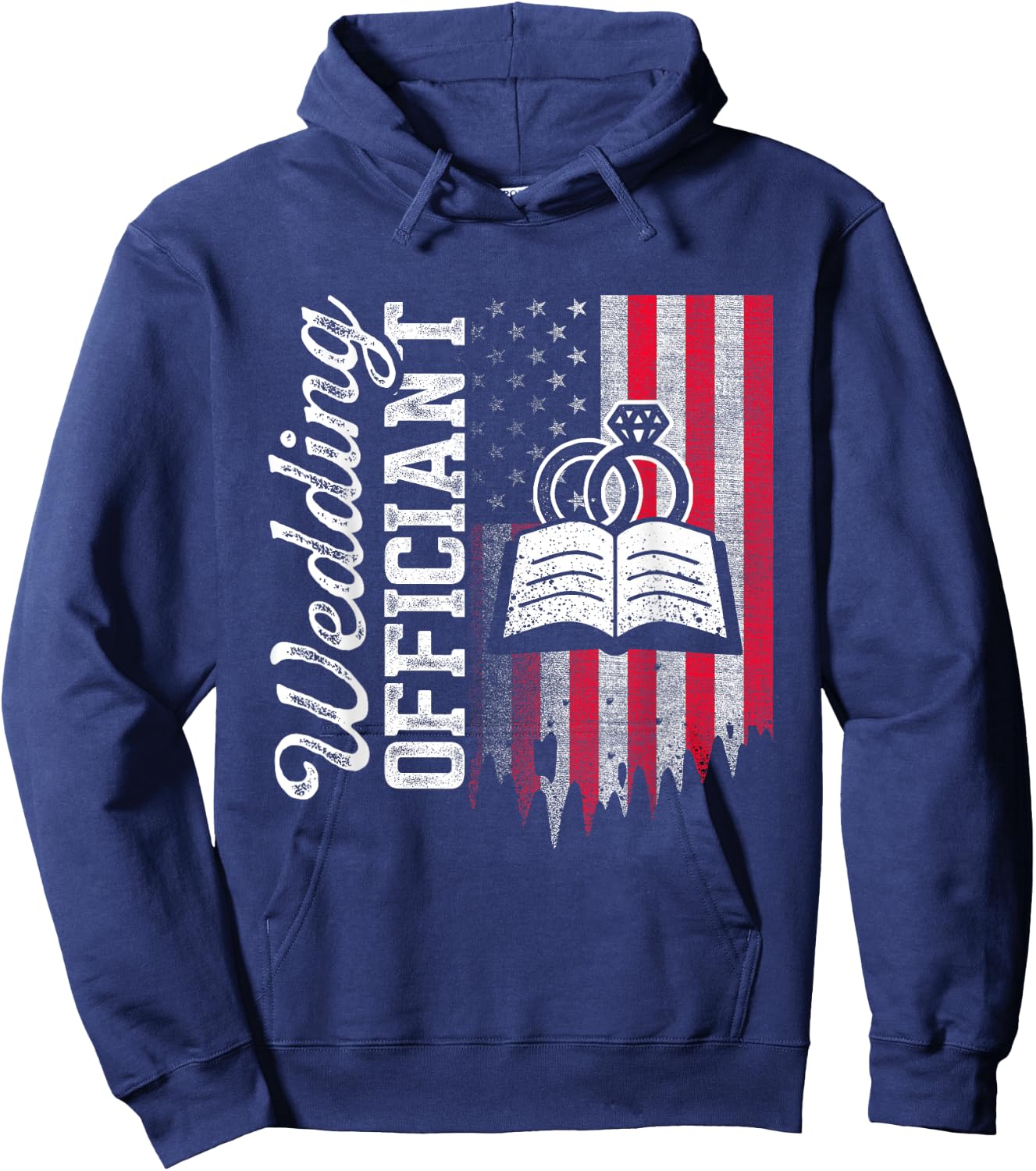 Wedding Officiant Inviting Internet Ordained Minister Gift Hoodie - Hoodie | Navy