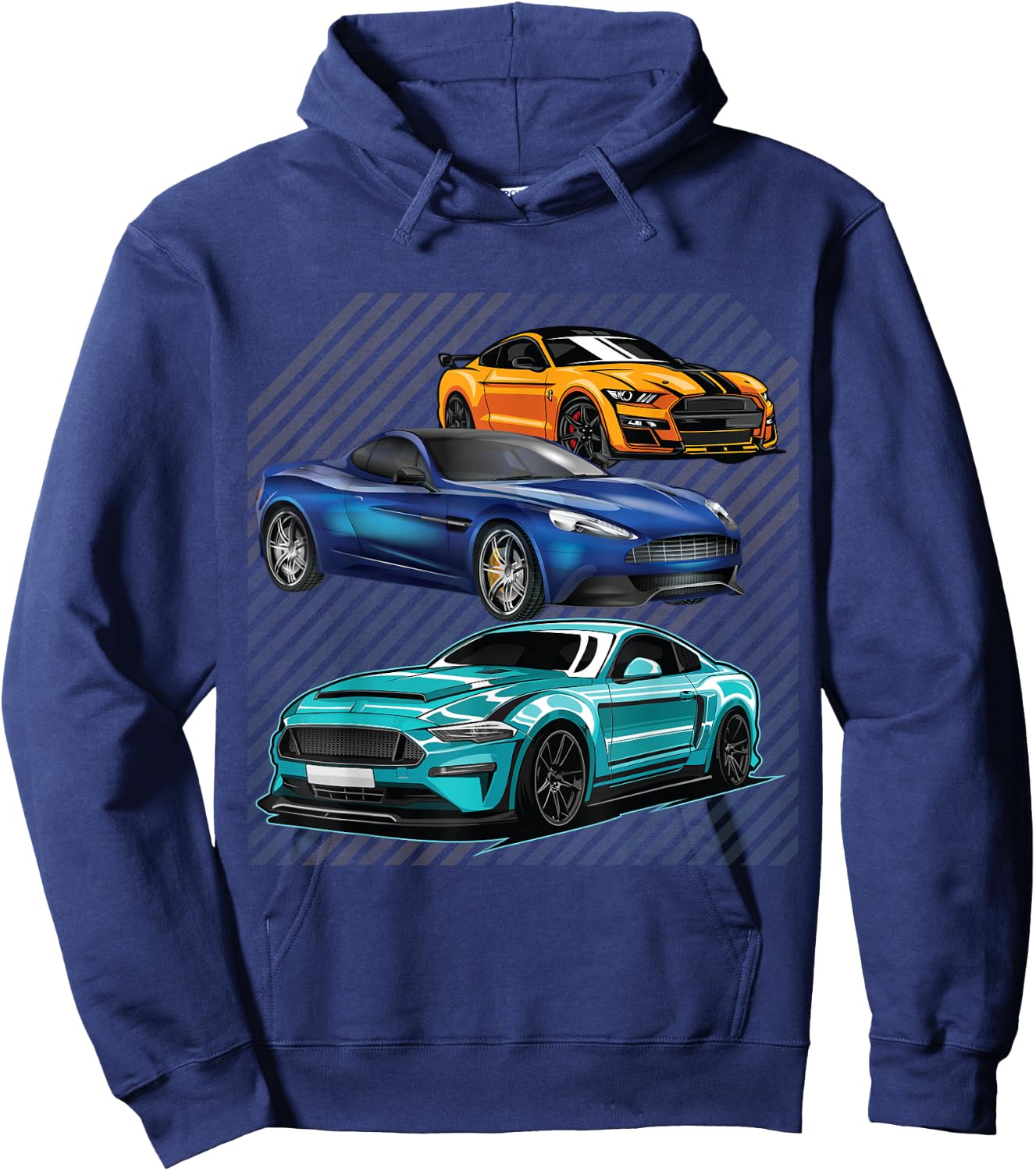 Sport Cars Lovers Gift Street Racing Fans Speed Driver Hoodie - Hoodie | Navy