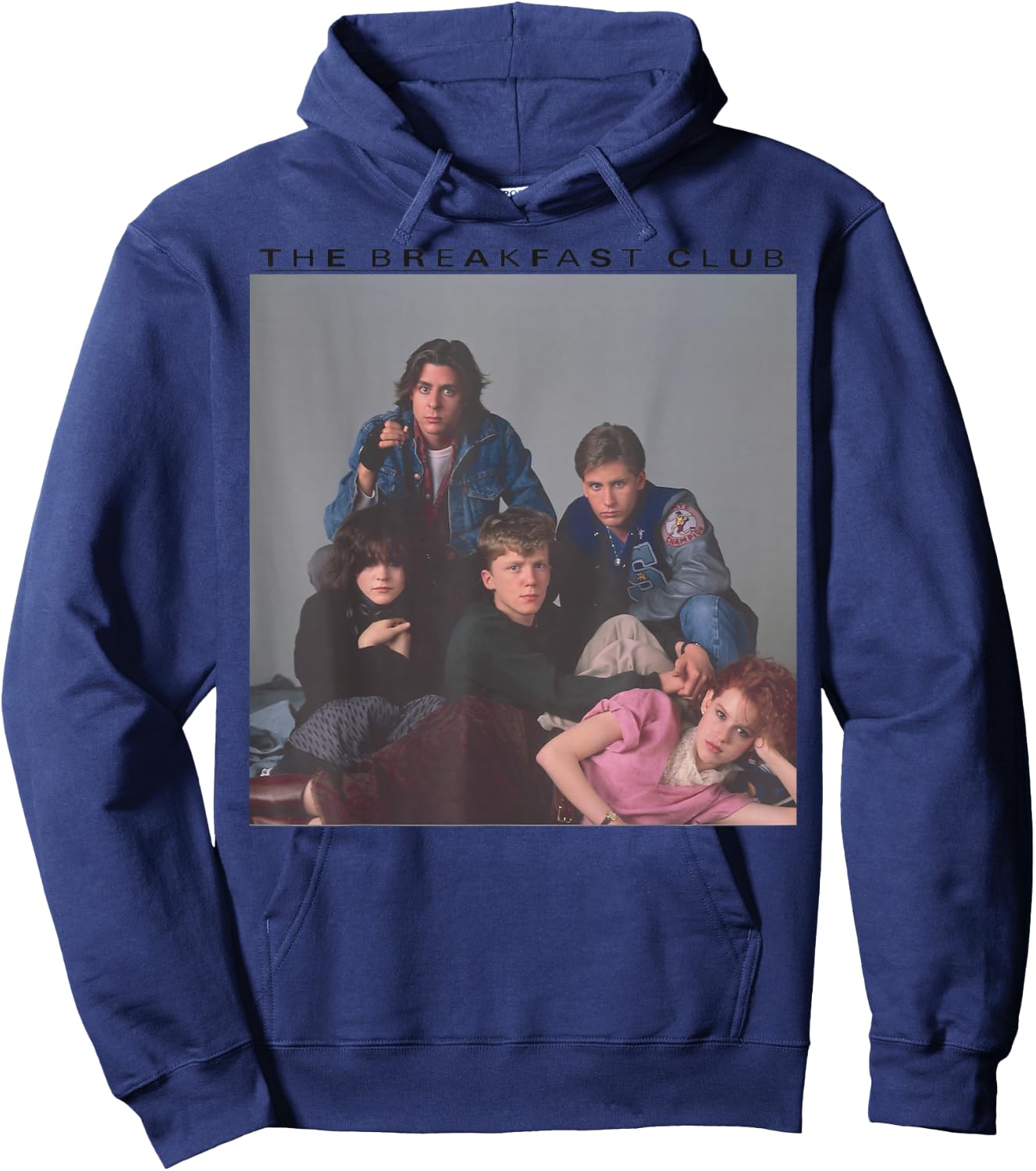 Breakfast Club Portrait Group Shot Hoodie - Hoodie | Navy