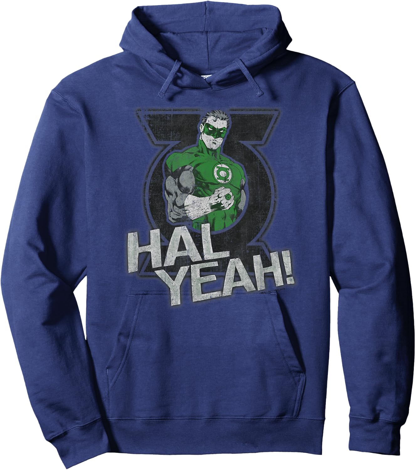 Green Lantern Hal Yeah Hoodie - Hoodie | Navy