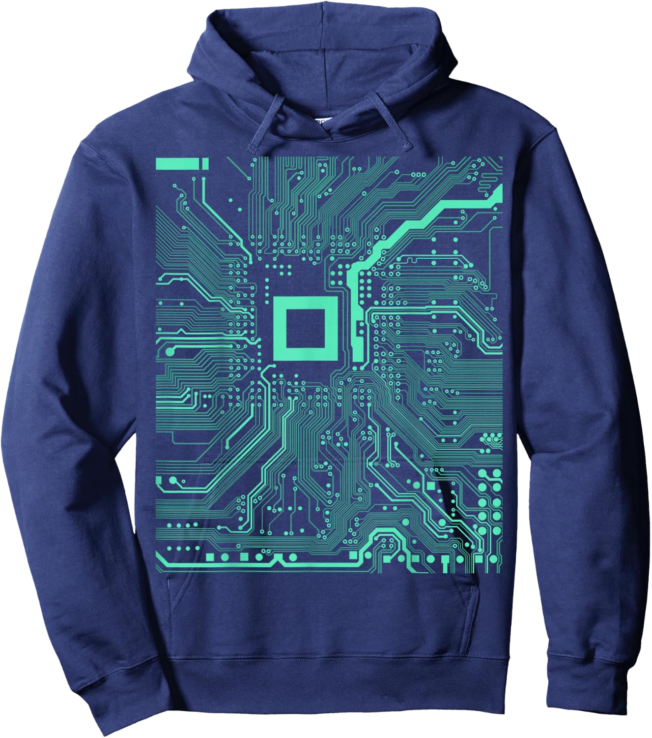 Computer Circuit Board Electronics Technician Hoodie - Hoodie | Navy