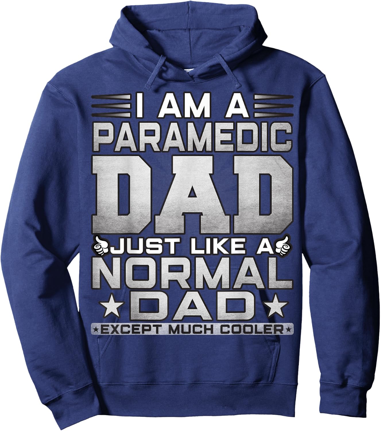 Funny Paramedic Dad Gift - Paramedic Father's Day Hoodie - Hoodie | Navy