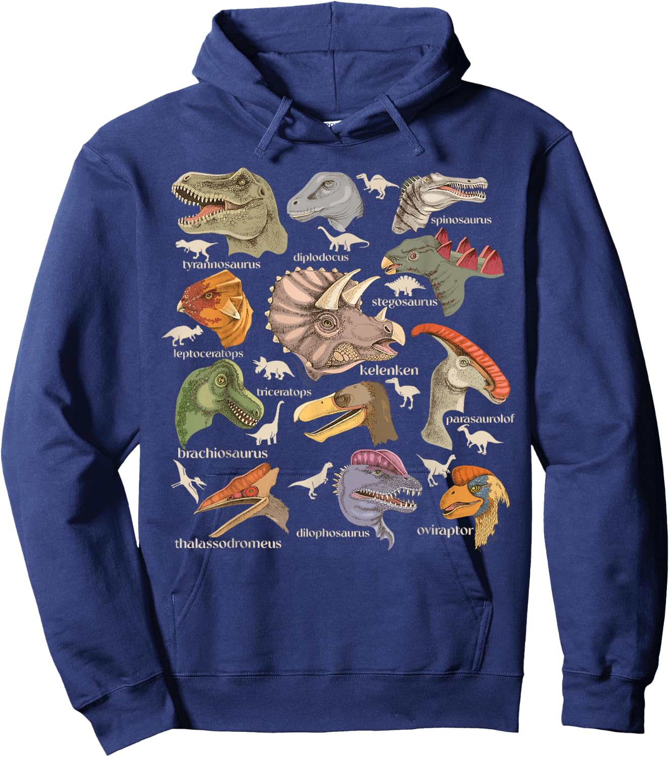 Paleontologist Costume Adults Dinosaurs Archaeologists Men Hoodie - Hoodie | Navy