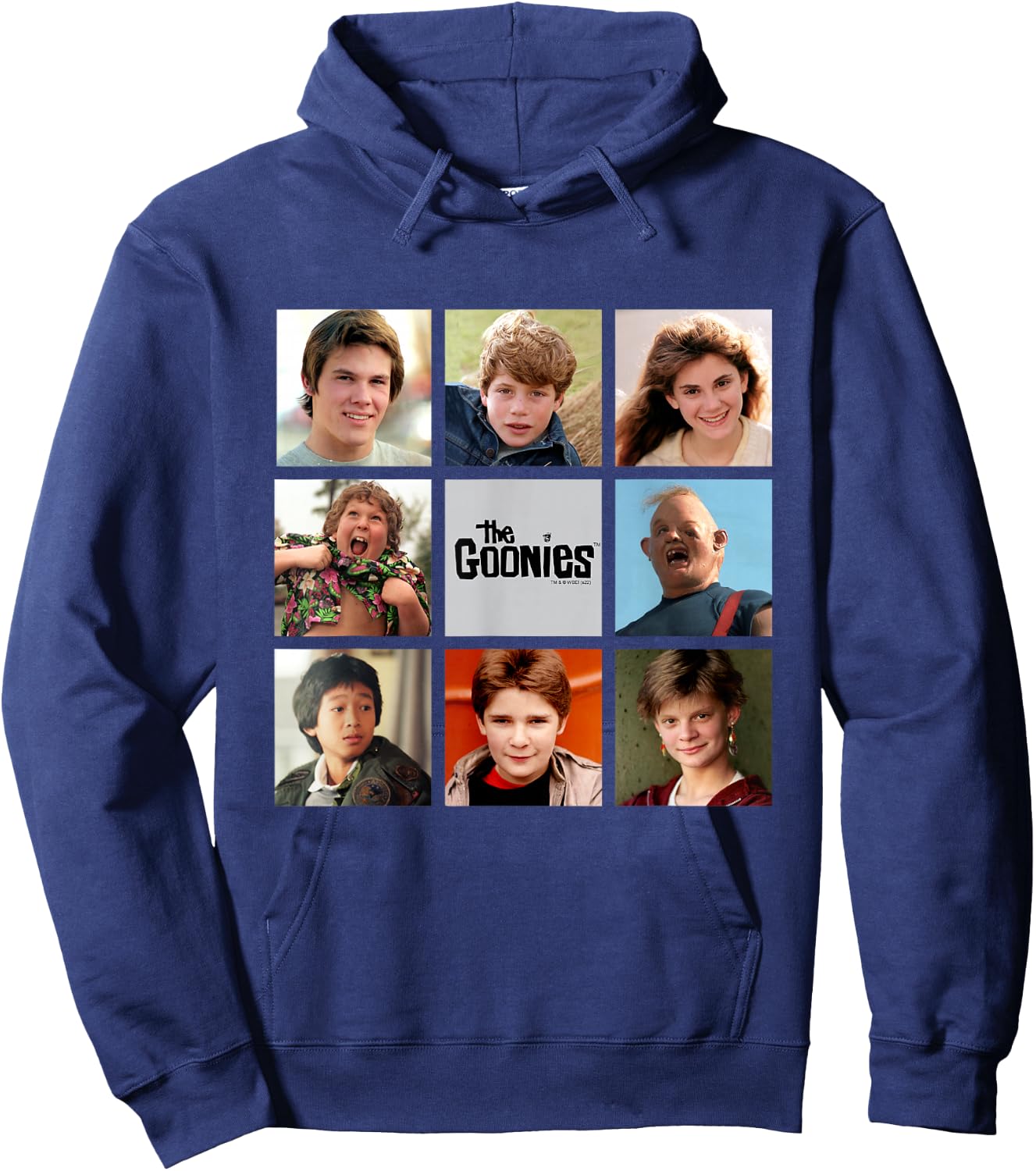 The Goonies The Goonie Bunch Cast Photos Movie Hoodie - Hoodie | Navy