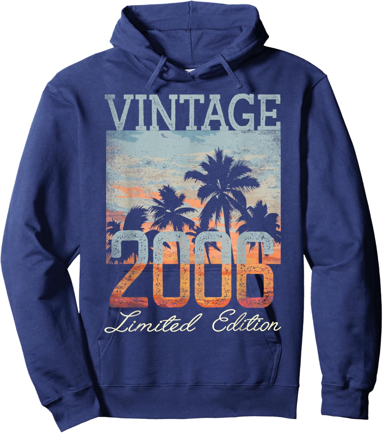 Vintage 2006 Limited Edition 19th Birthday 19 Year Old Gifts Hoodie - Hoodie | Navy