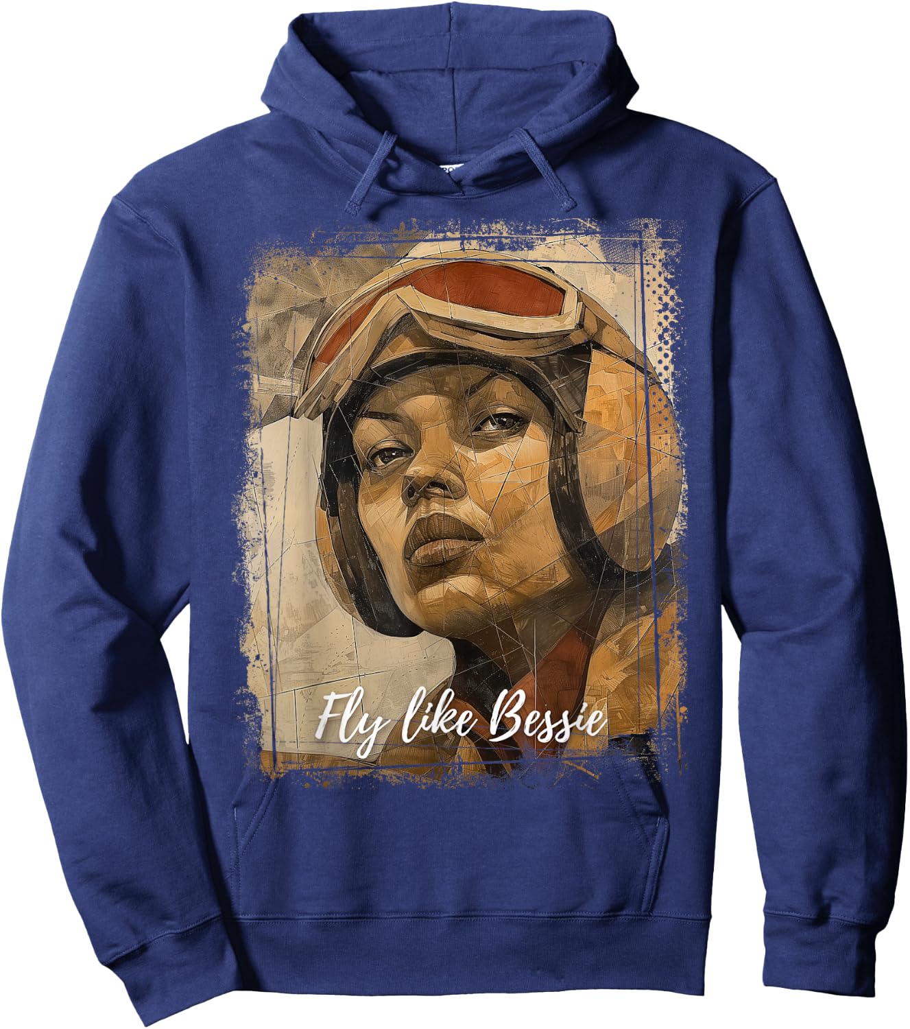 Bessie Coleman Black History Month African American Pilot Hoodie - Hoodie | Navy