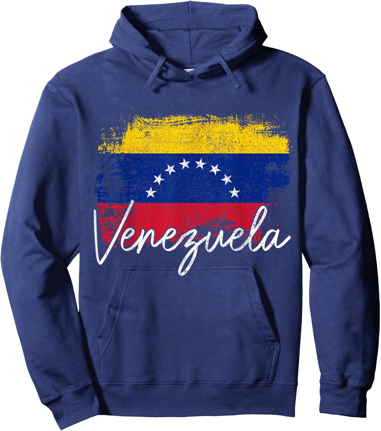 Venezuela Vintage Flag Venezuelan Pride Roots Hoodie - Hoodie | Navy