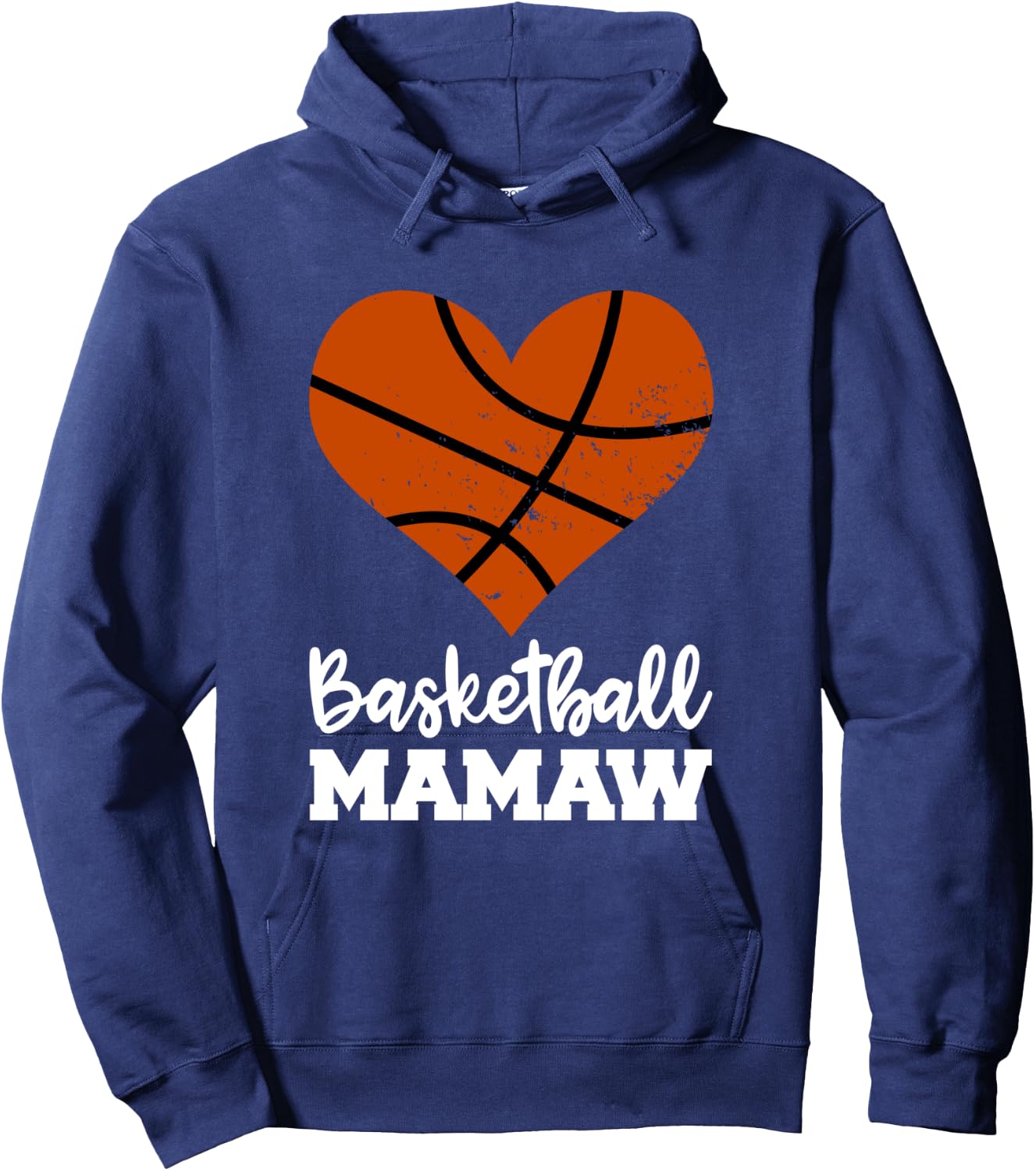Basketball Mamaw Funny Basketball Player Mamaw Hoodie - Hoodie | Navy