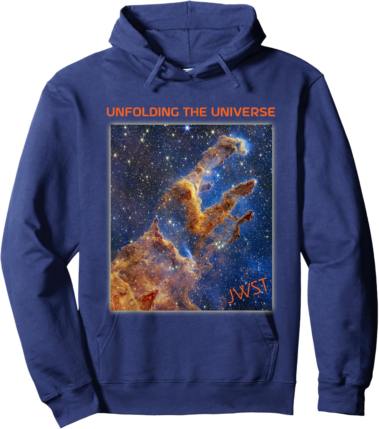 Webb Space Telescope Image Pillars of Creation New Star JWST Hoodie - Hoodie | Navy