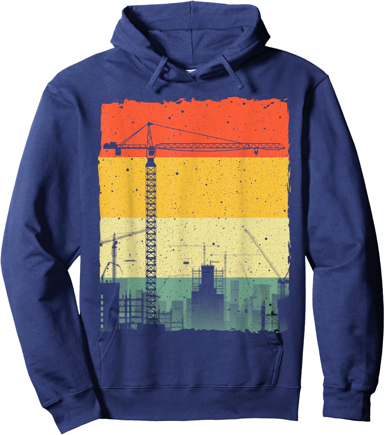 Best Tower Crane Design Women Tower Crane Operator Hoodie - Hoodie | Navy