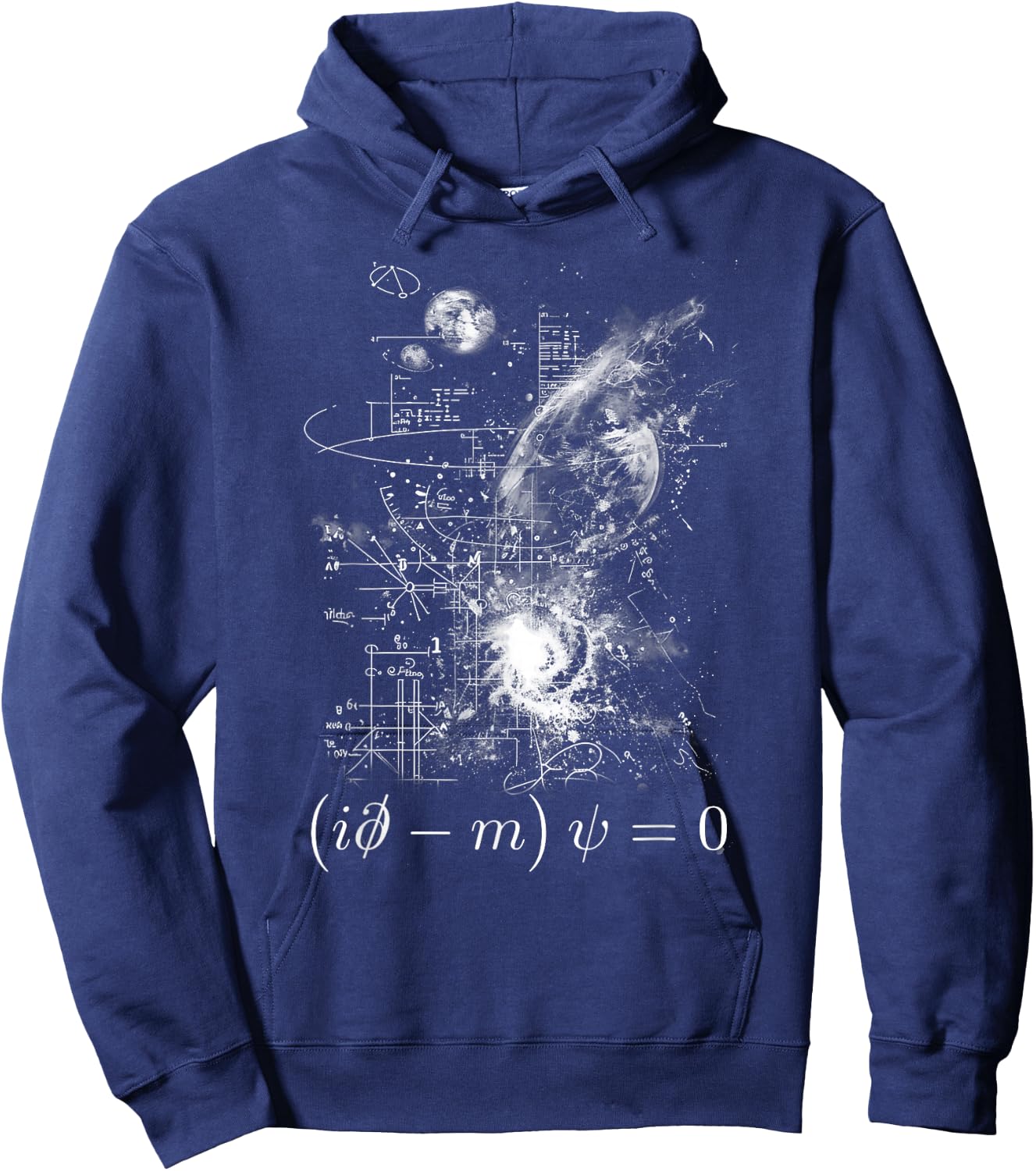 Dirac Equation Quantum Mechanics Particle Physics Geeks Hoodie - Hoodie | Navy