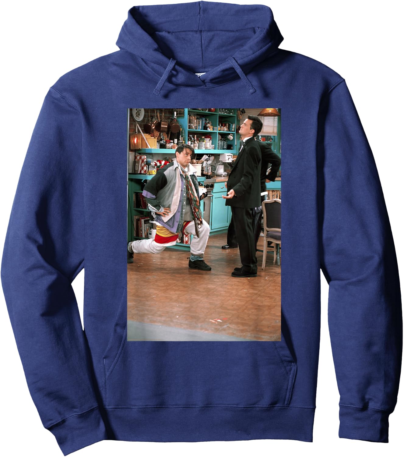 Friends Joey on One Knee with Chandler Photo TV Show Hoodie - Hoodie | Navy