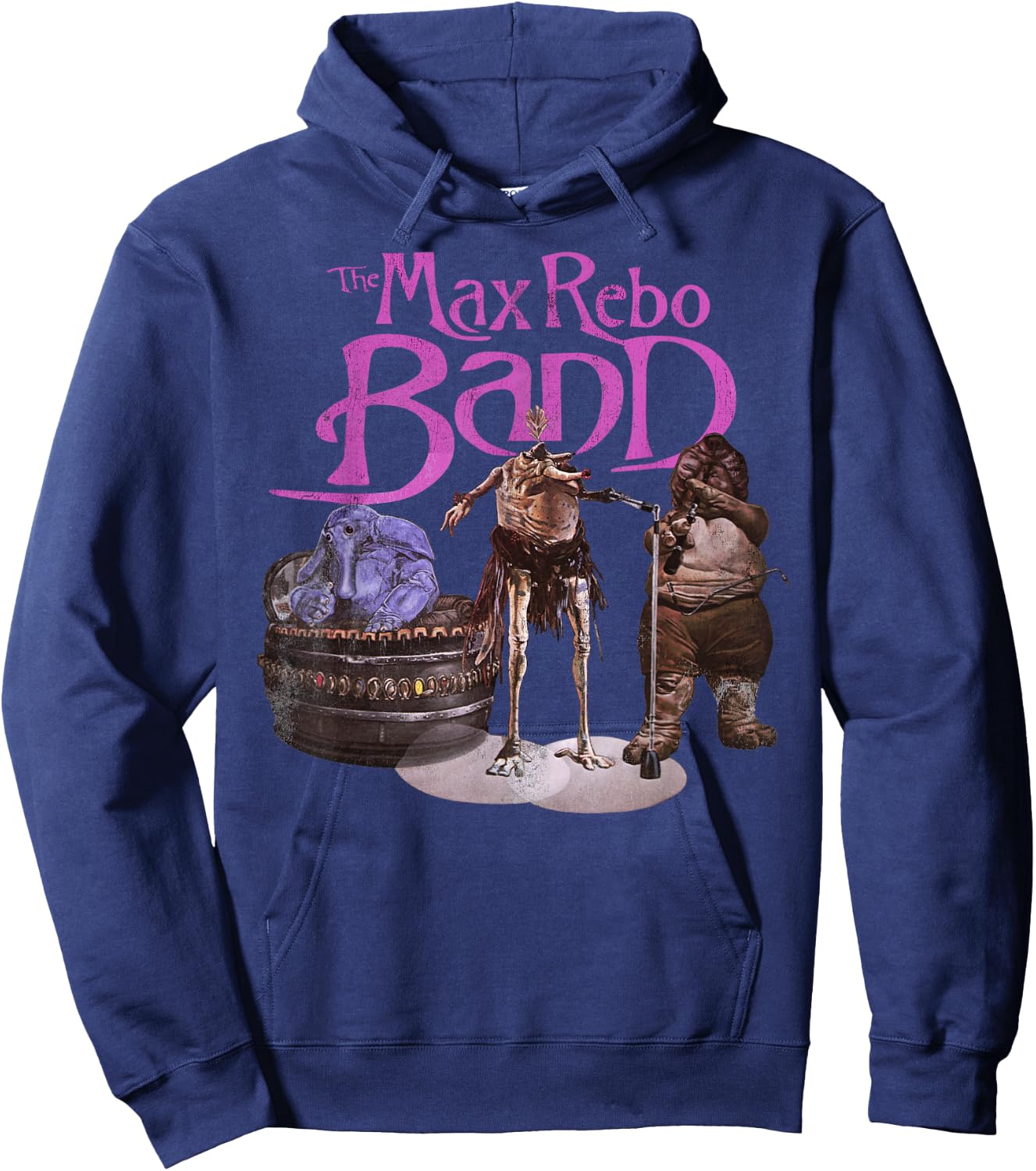 Star Wars The Max Rebo Band Vintage 70's Epic Rock Hoodie - Hoodie | Navy