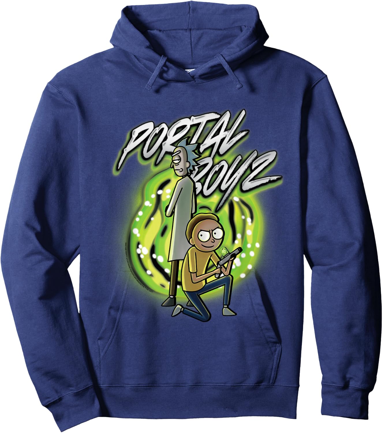 Rick and Morty The Portal Boyz Hoodie - Hoodie | Navy