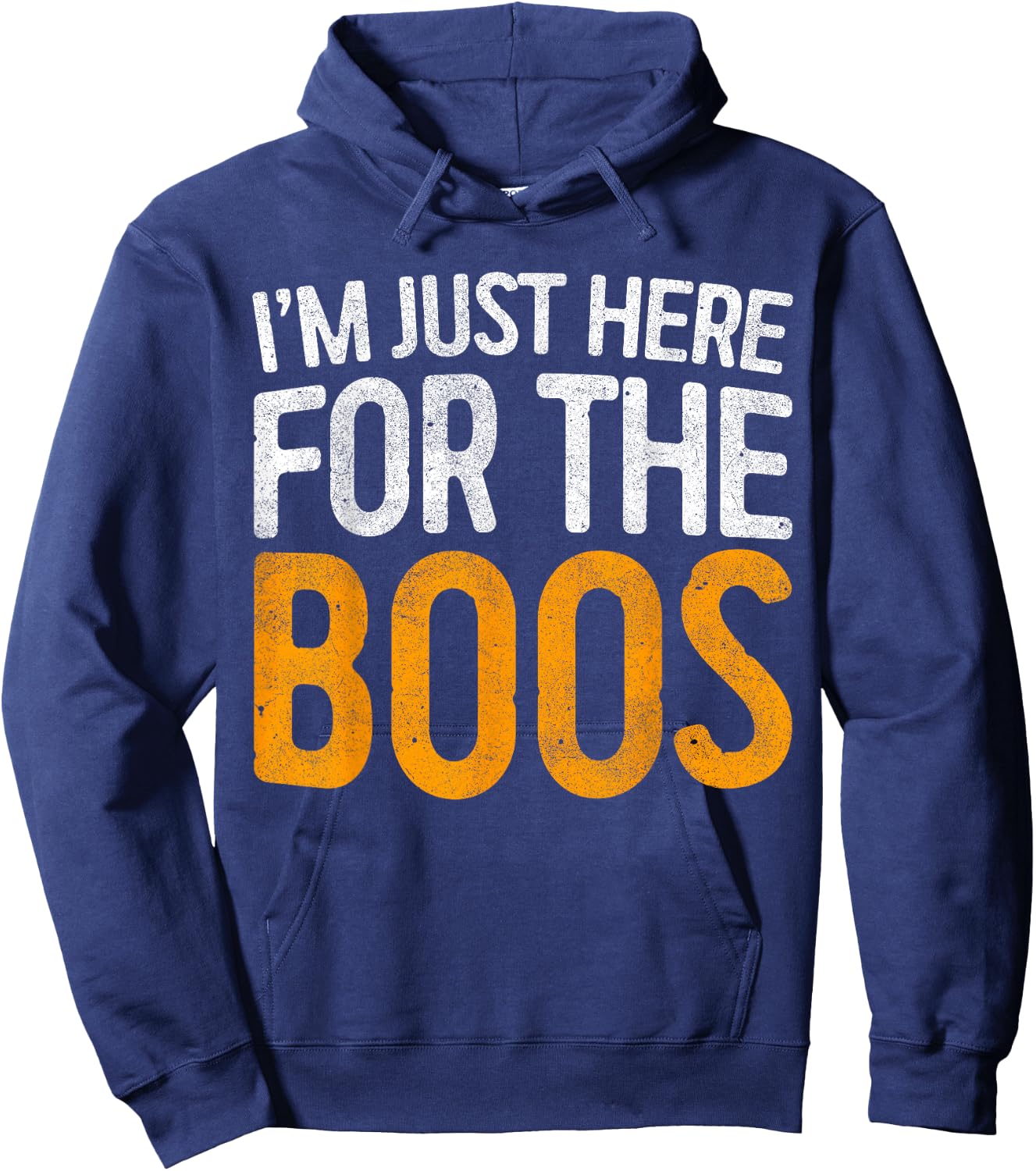 I'm Just Here For The Boos Shirt Men Women Kids Halloween Hoodie - Hoodie | Navy