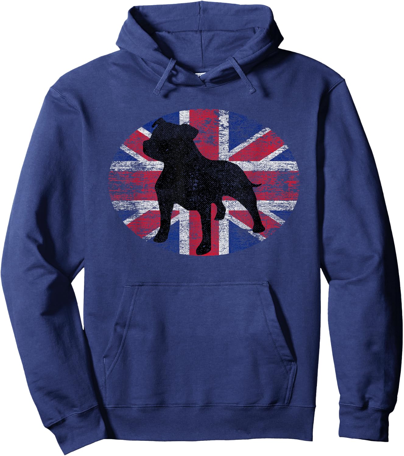 Staffordshire Bull Terrier Breed Dog Staffy English UK Funny Women Hoodie - Hoodie | Navy