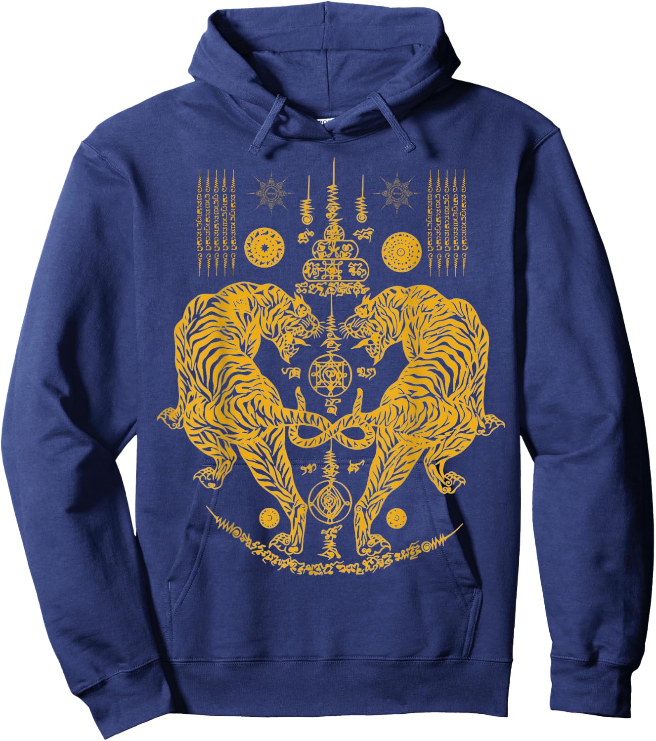 Thailand Sak Yant Tattoo Magical Thai Tattoos Thailand Gift Hoodie - Hoodie | Navy