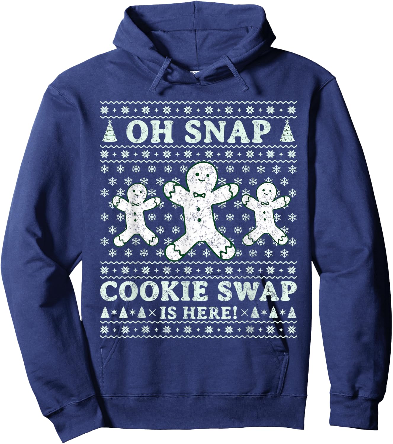 Oh Snap Bakers Family Baking Team Cute Christmas Cookie Swap Hoodie - Hoodie | Navy