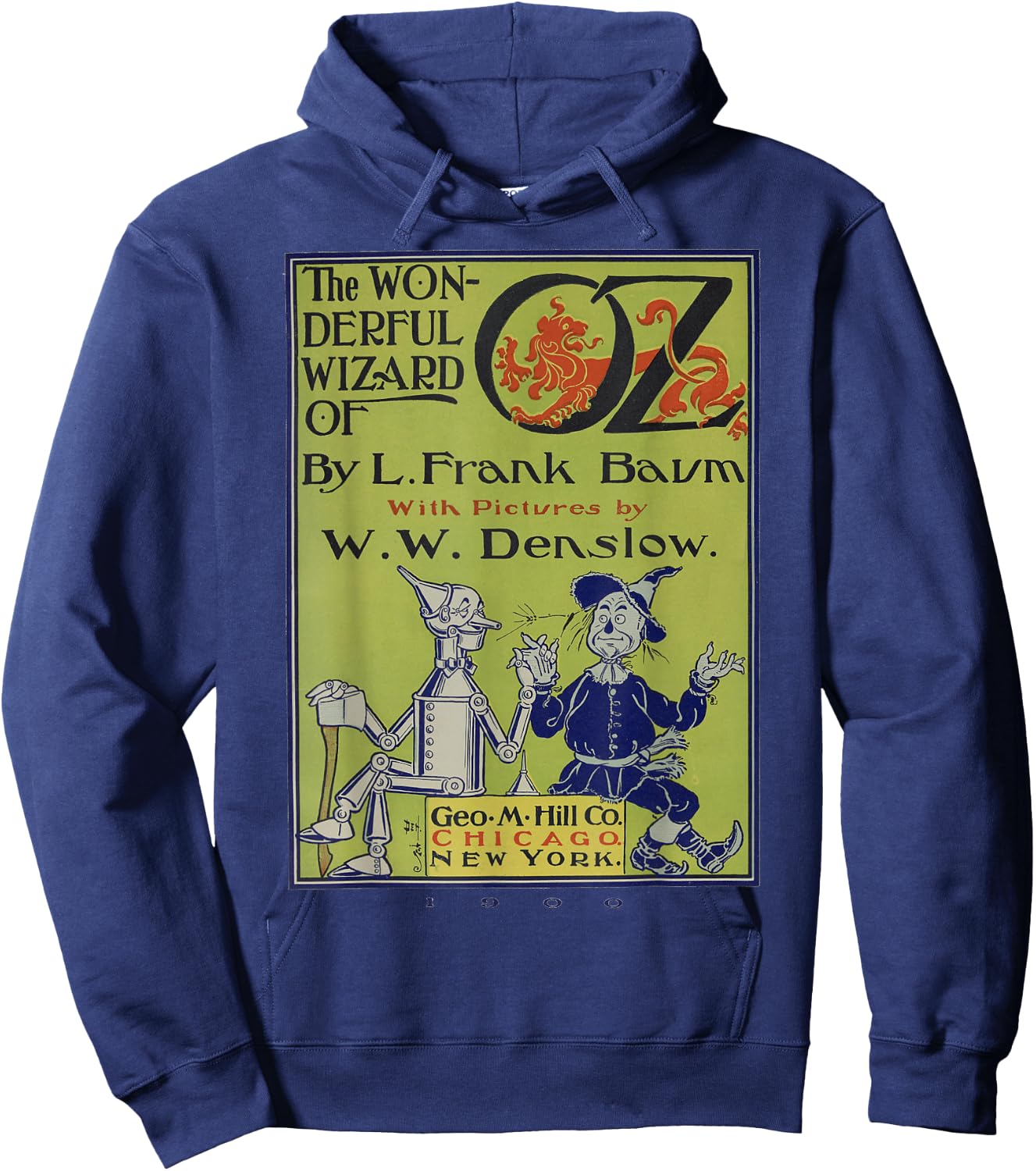 Scarecrow & Tin-Man Shirt The Wizard of OZ - Vintage Hoodie - Hoodie | Navy