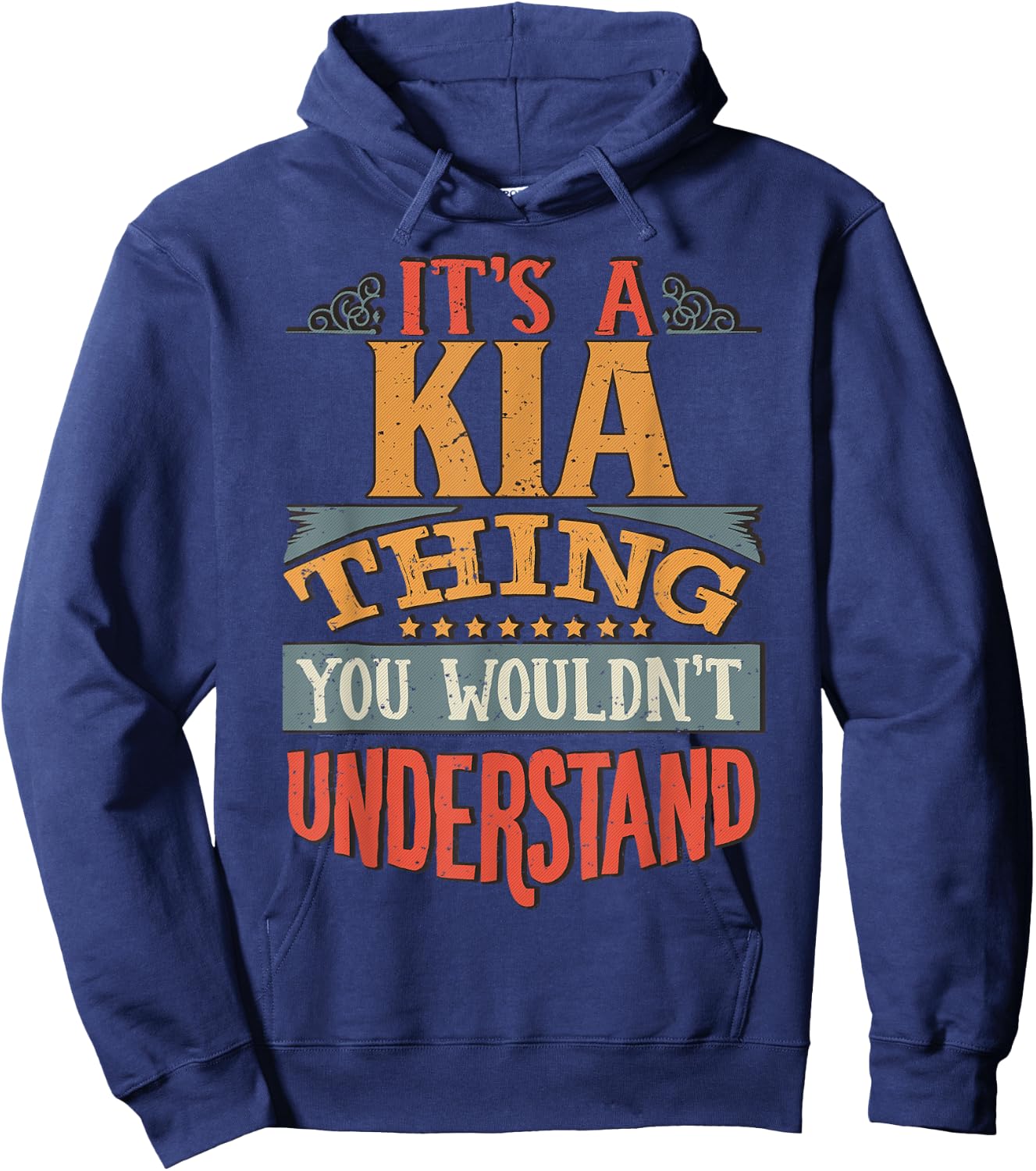 Kia Name Hoodie - Hoodie | Navy