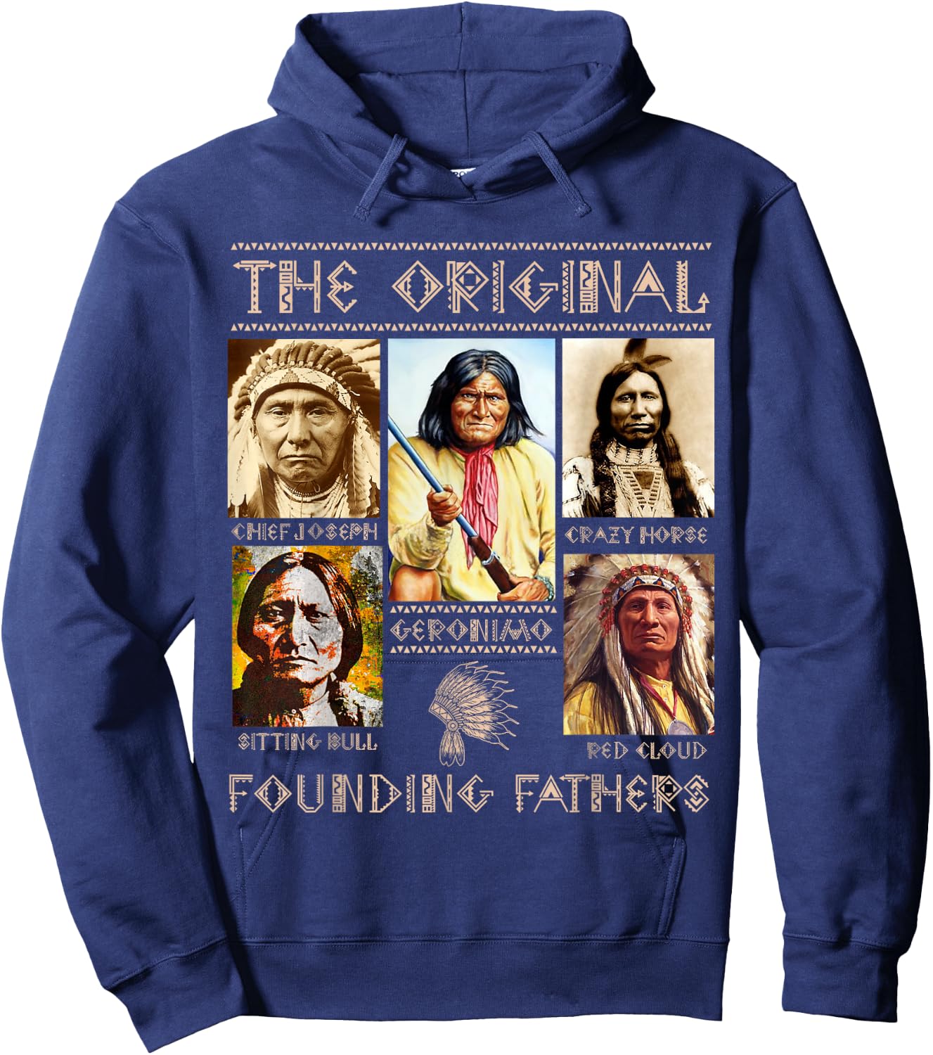 The Original Founding Fathers Hoodie - Hoodie | Navy