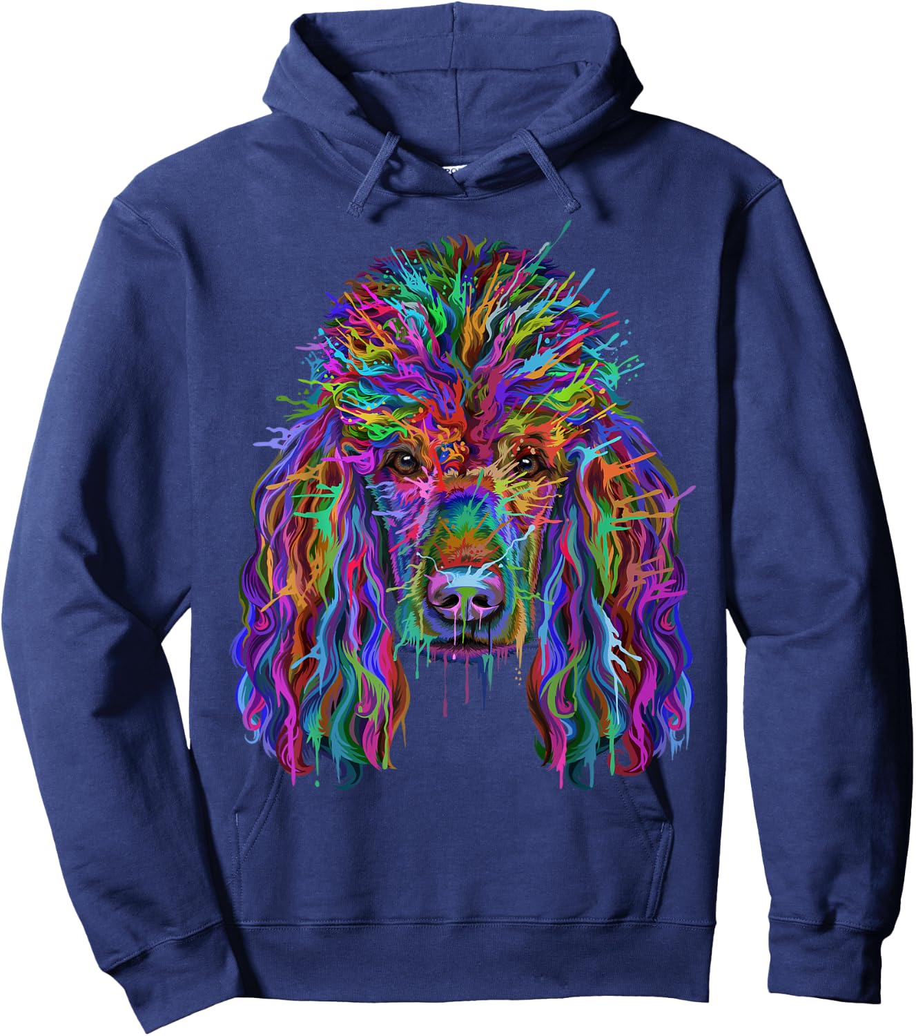 Poodle Splash Gifts for Dog Lovers Hoodie - Hoodie | Navy