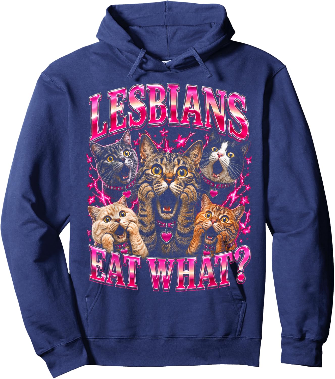 T-Shirt Hoodie - Hoodie | Navy