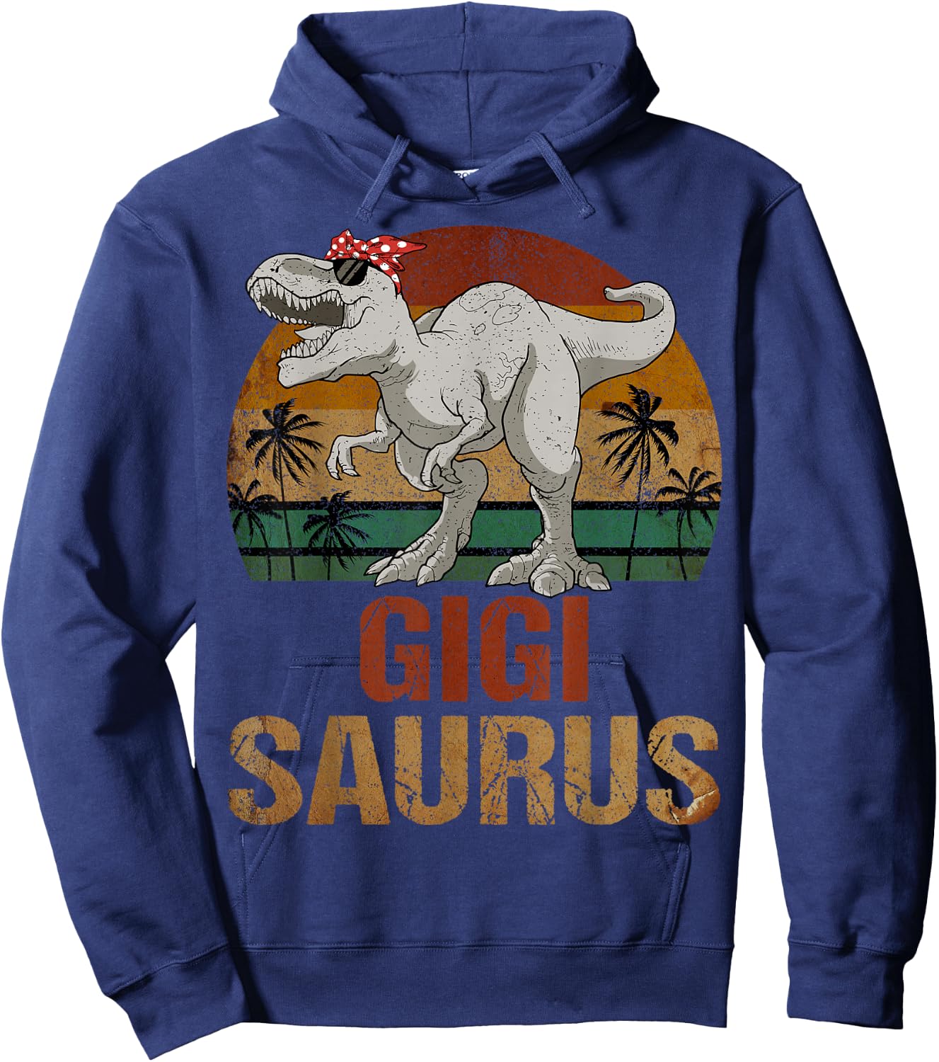 Gigisaurus T Rex Dinosaur Gigi Saurus Mother's Day Hoodie - Hoodie | Navy