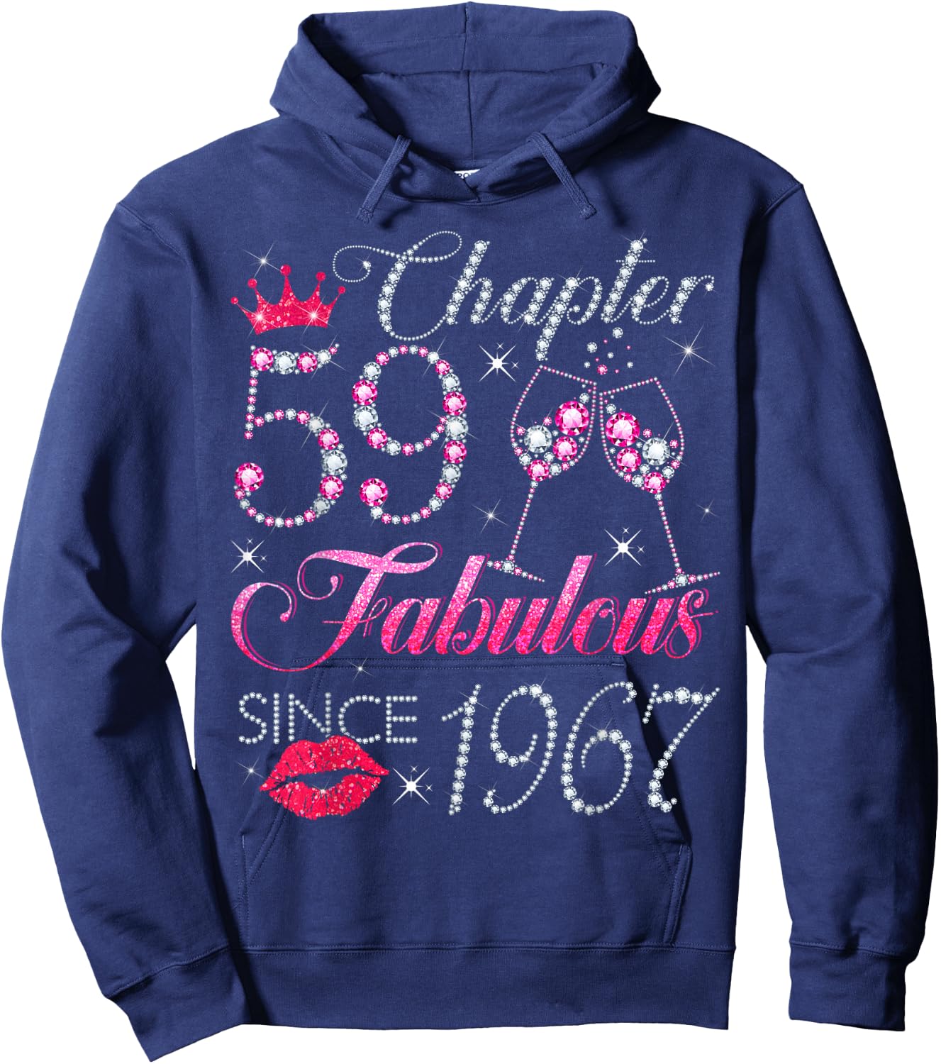 Chapter 59 Fabulous Since 1967 59Th Birthday Gift Hoodie - Hoodie | Navy