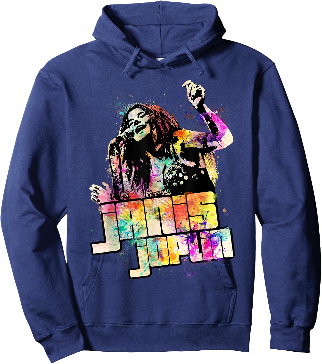 Janis Joplin Colors of Janis Hoodie - Hoodie | Navy