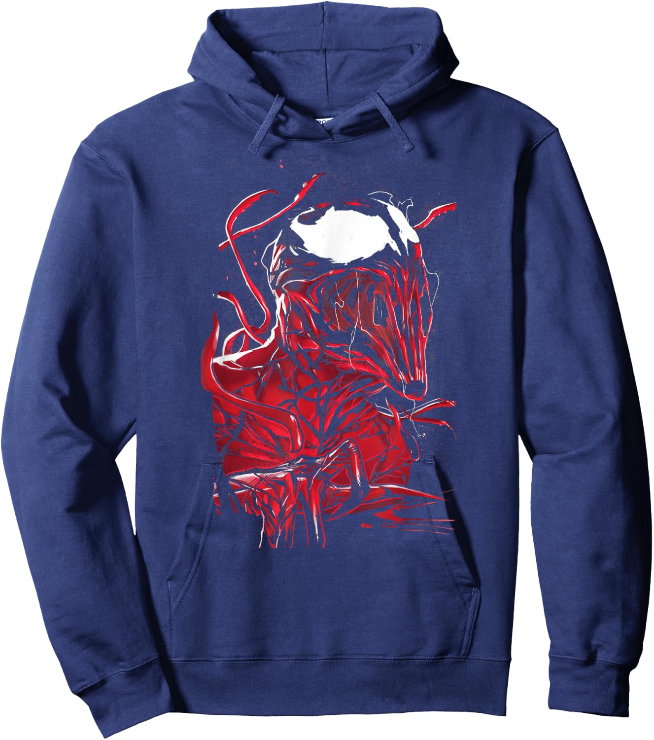 Marvel Carnage Black White & Blood Comic Cover Hoodie - Hoodie | Navy