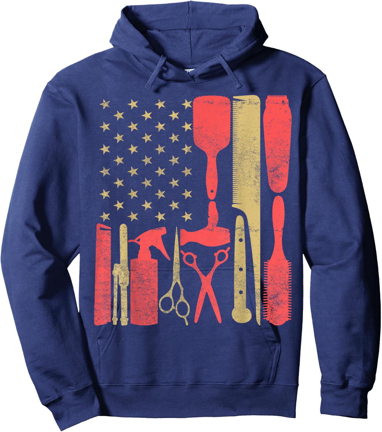 Hairdresser Hairstylist Beautician Hairdressing Hairstyling Hoodie - Hoodie | Navy