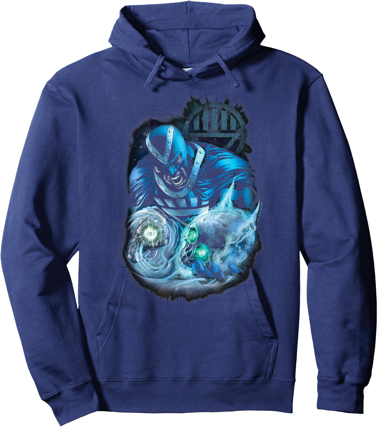 Green Lantern Blackhand T Shirt Hoodie - Hoodie | Navy