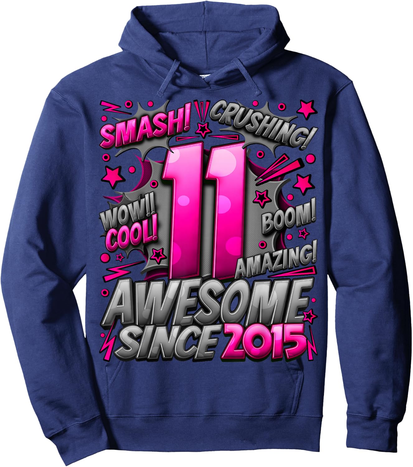11 Year Old Gifts for Boys 11th Birthday Boy 11 Year Old Boy Hoodie - Hoodie | Navy